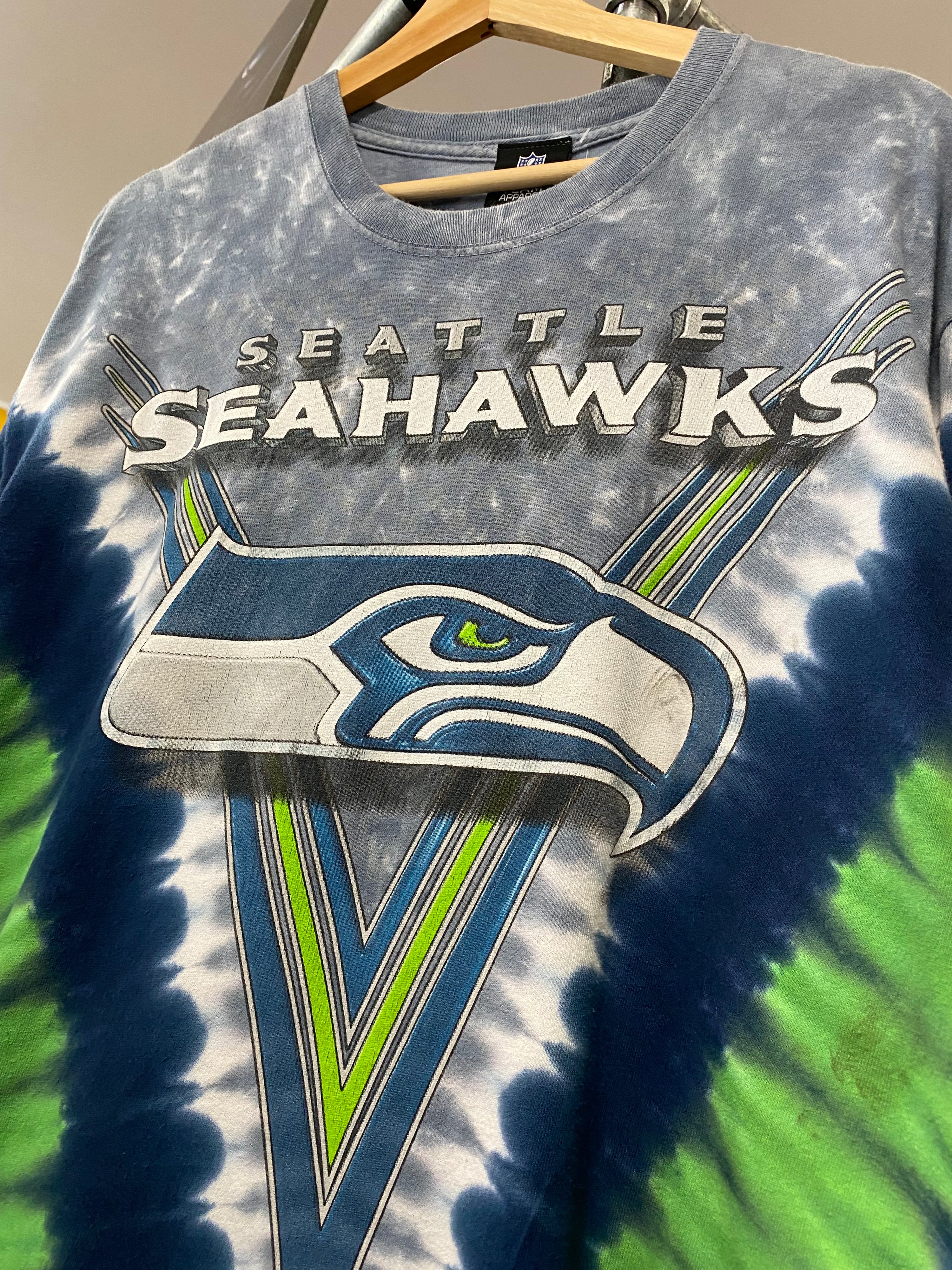 L - Seattle Seahawks Tie Dye DS Team Apparel