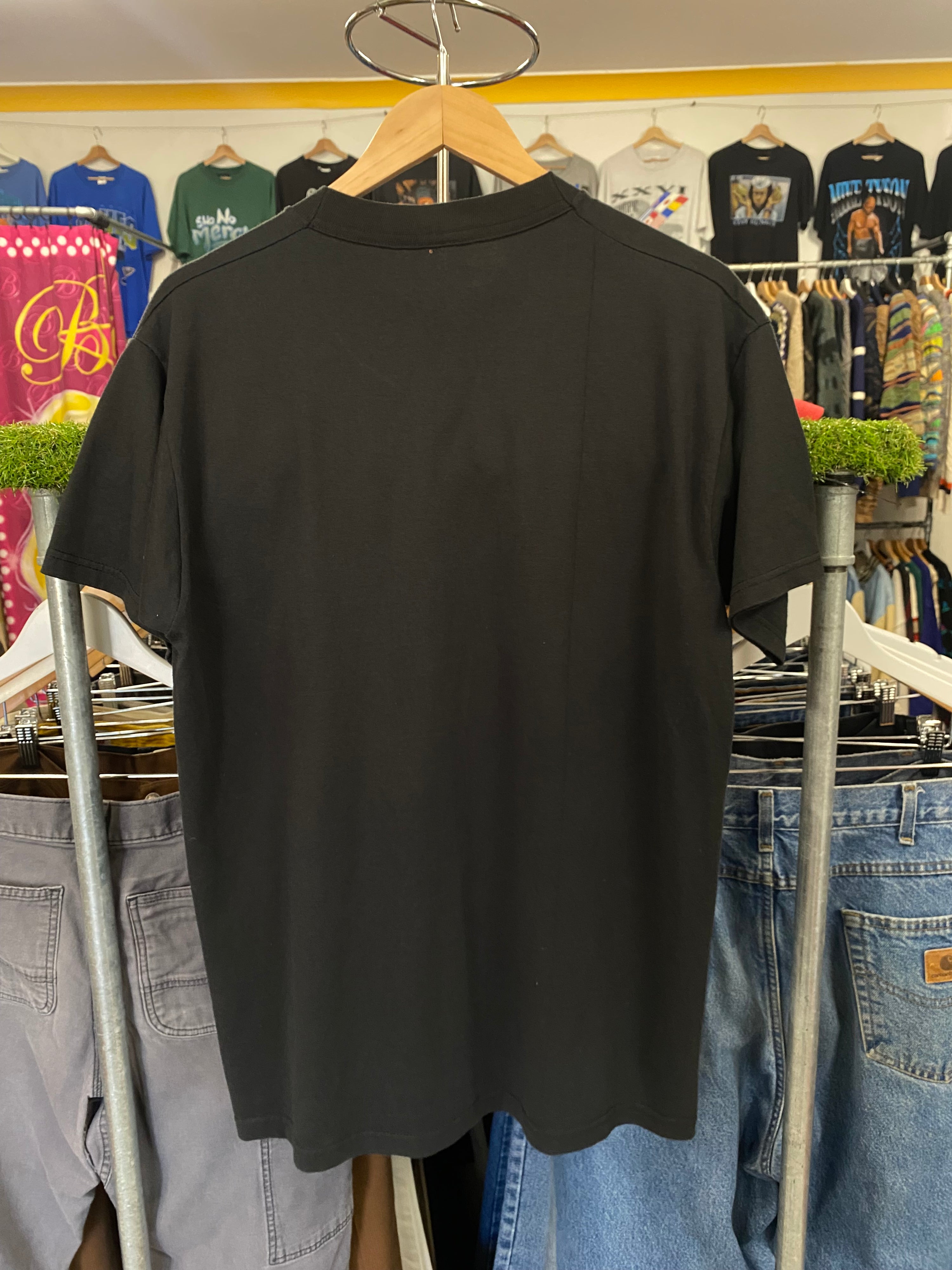 [L] 1995 Elvis Presley Graceland Black Tshirt