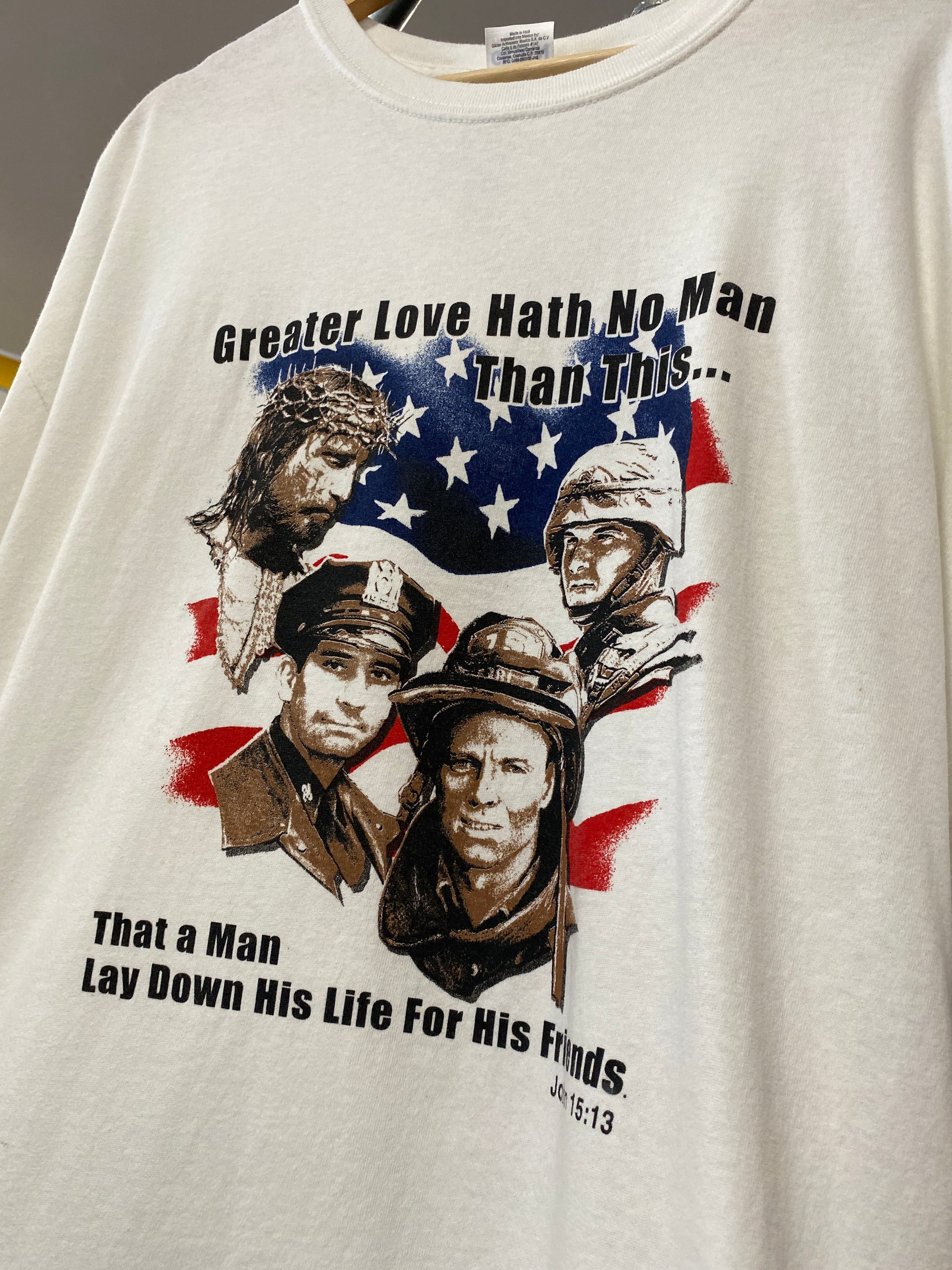 2XL - Greater Love Hath No Man Than This… Jesus Tee