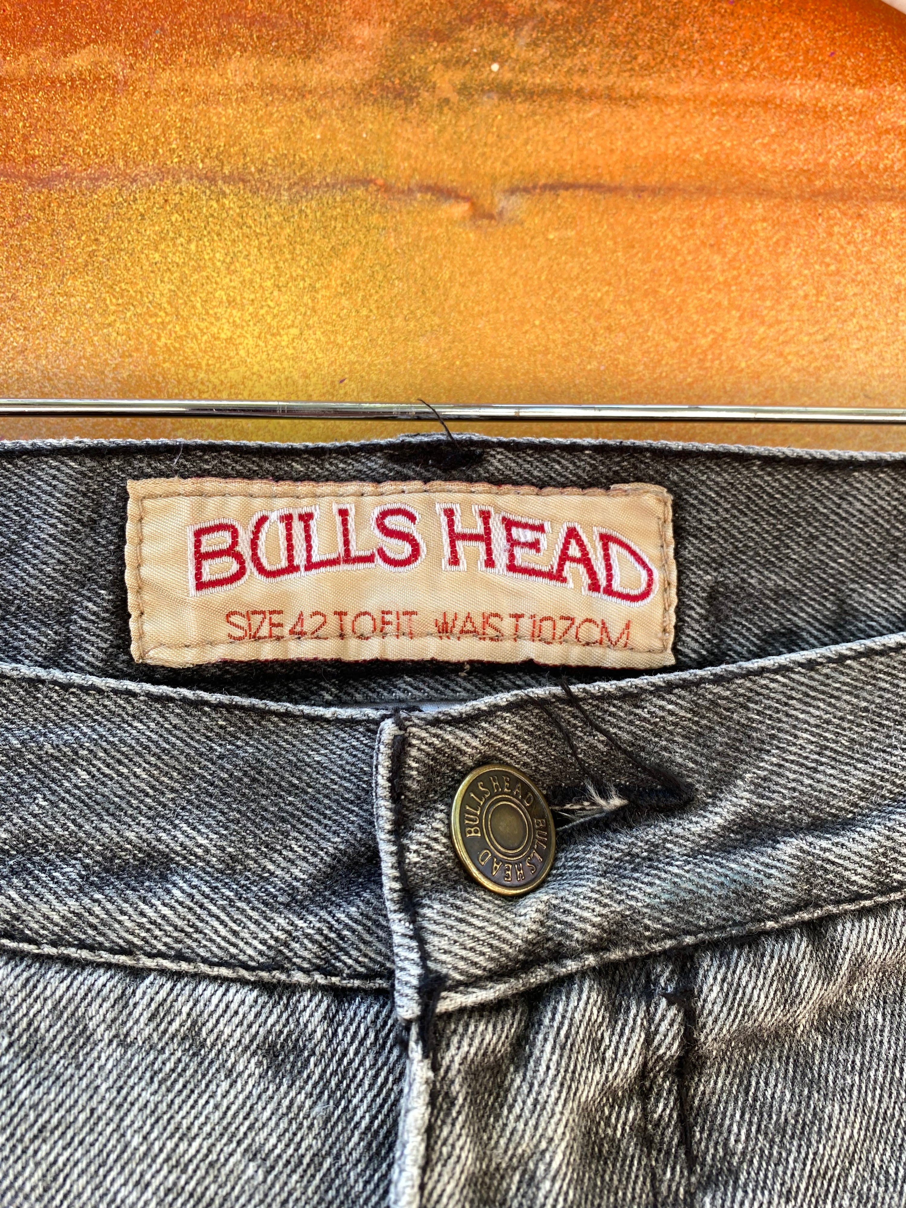 [42] Bullshead Denim Junkyard Jeans Grey 42x34