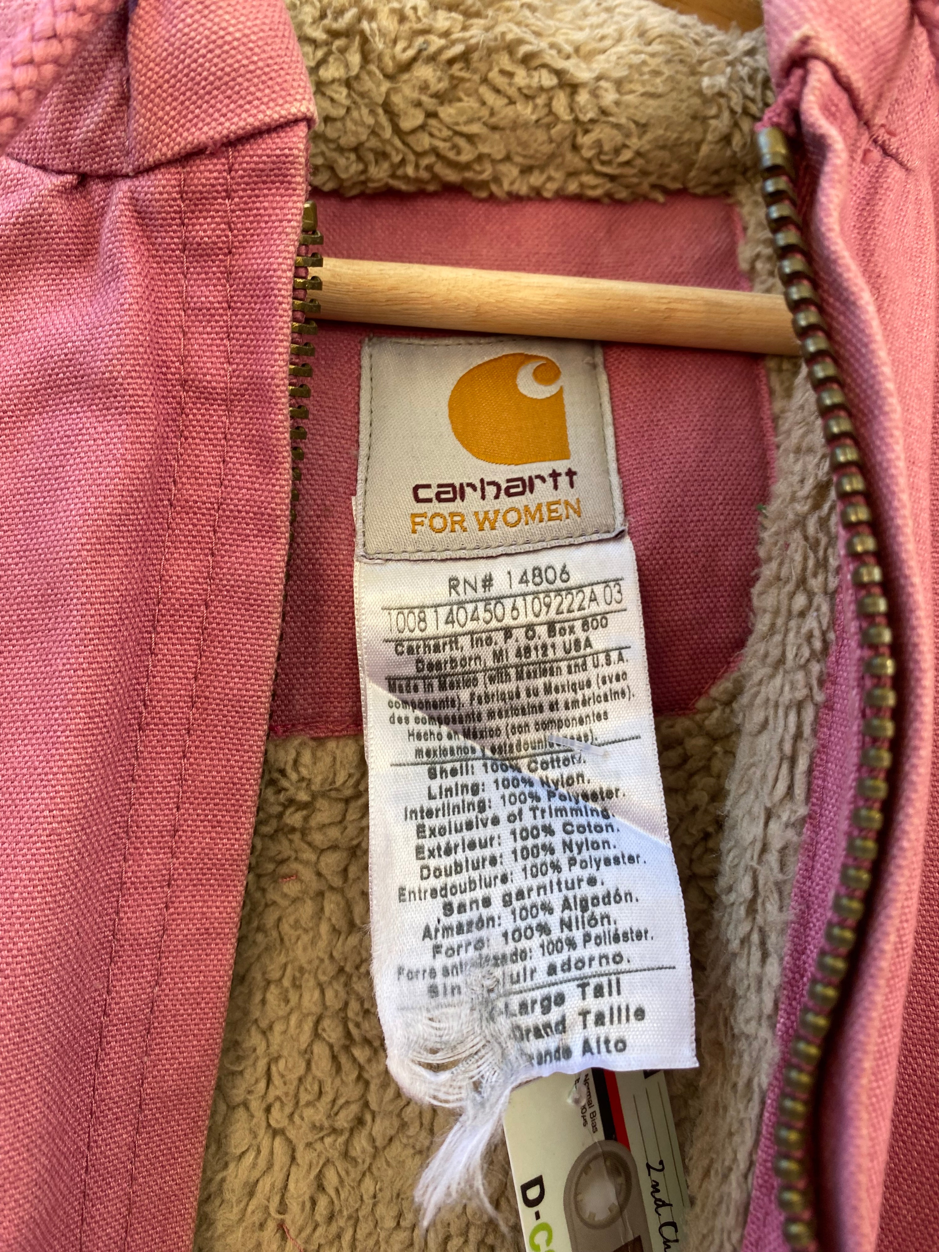 [XL] Carhartt Women Pink Active Jacket
