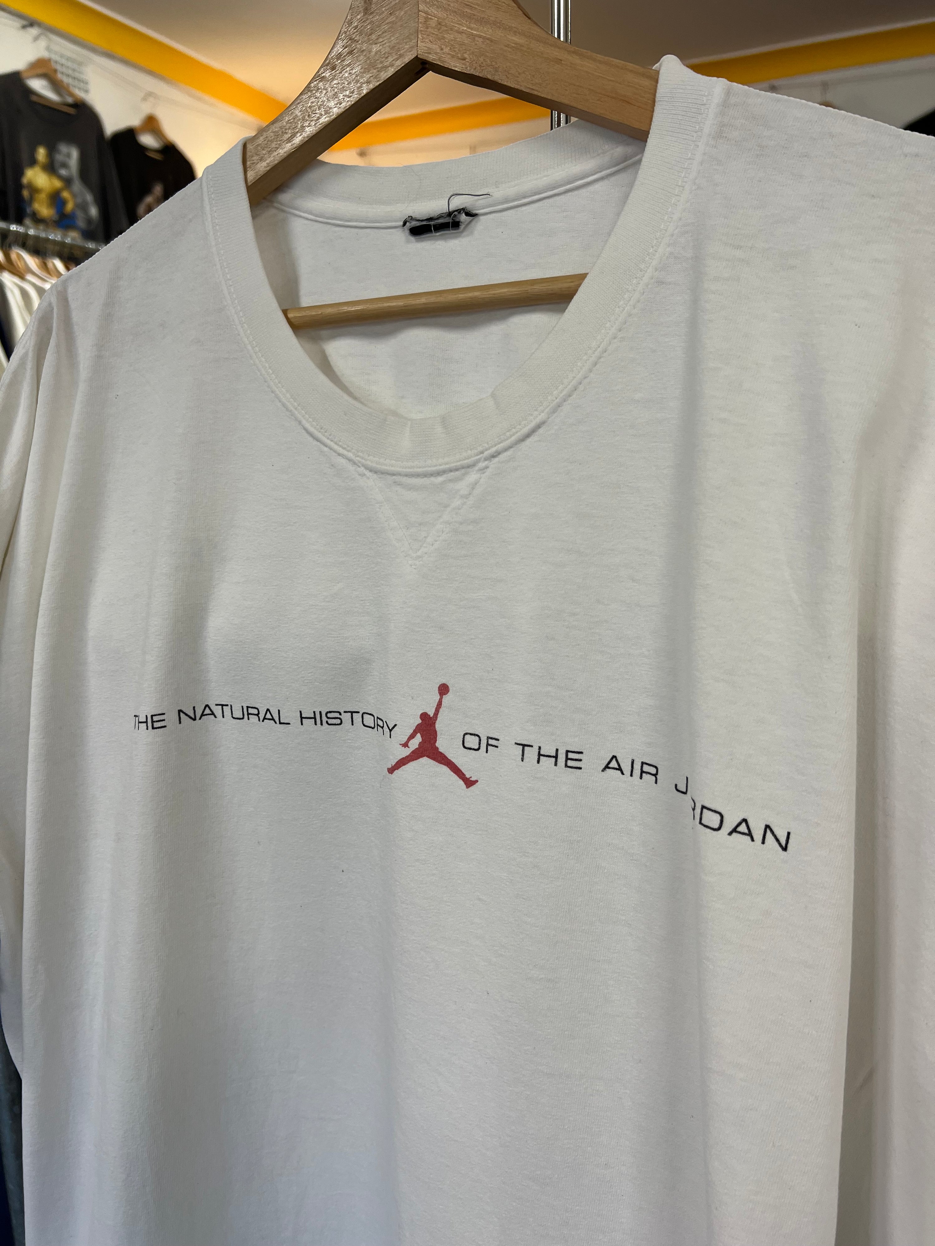 [2XL] 2003 Air Jordan 18 Years Of Love DS White Tee