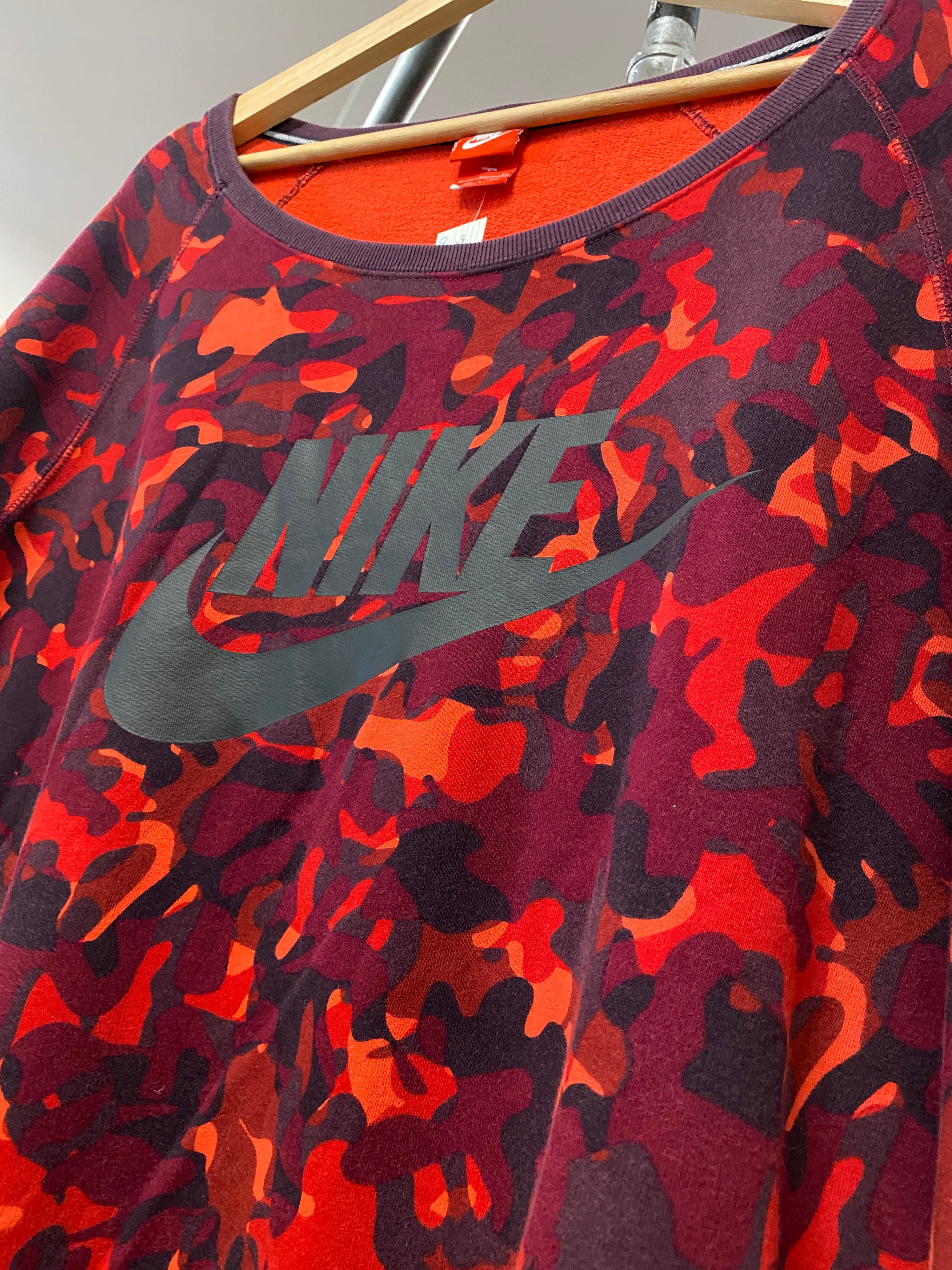 XL - Nike Red Camo AOP Jumper