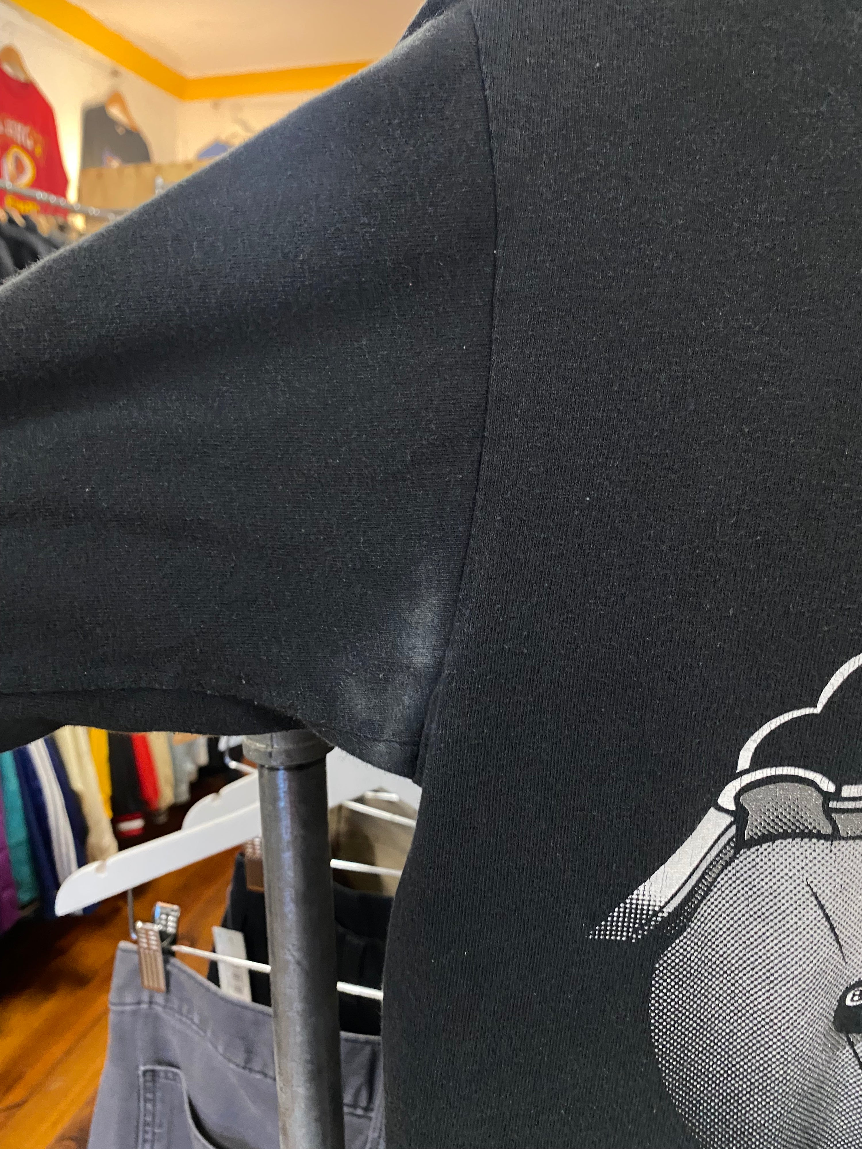 [M] 1995 Popeye 'Numero Uno' Double Sided Bonds Tshirt