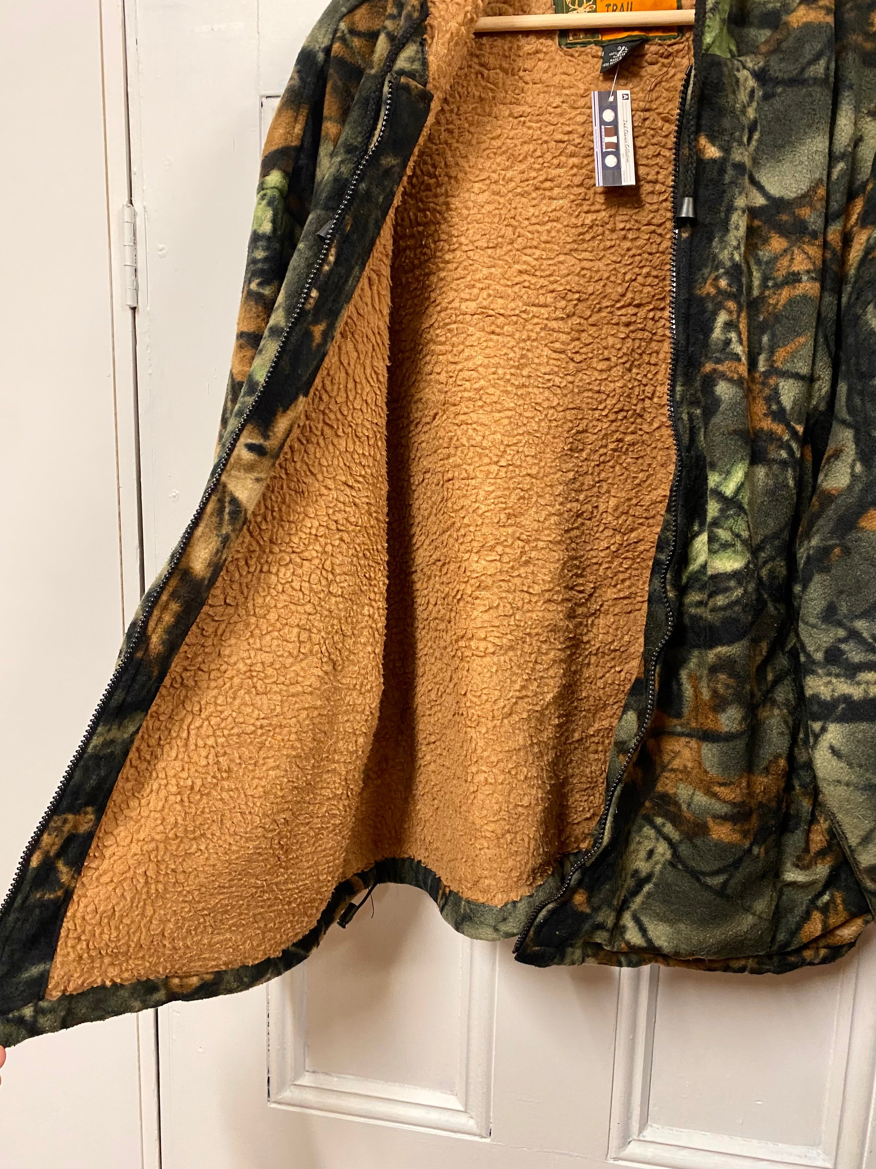 [3XL] Trail Sherpa Lined Camo Fleece