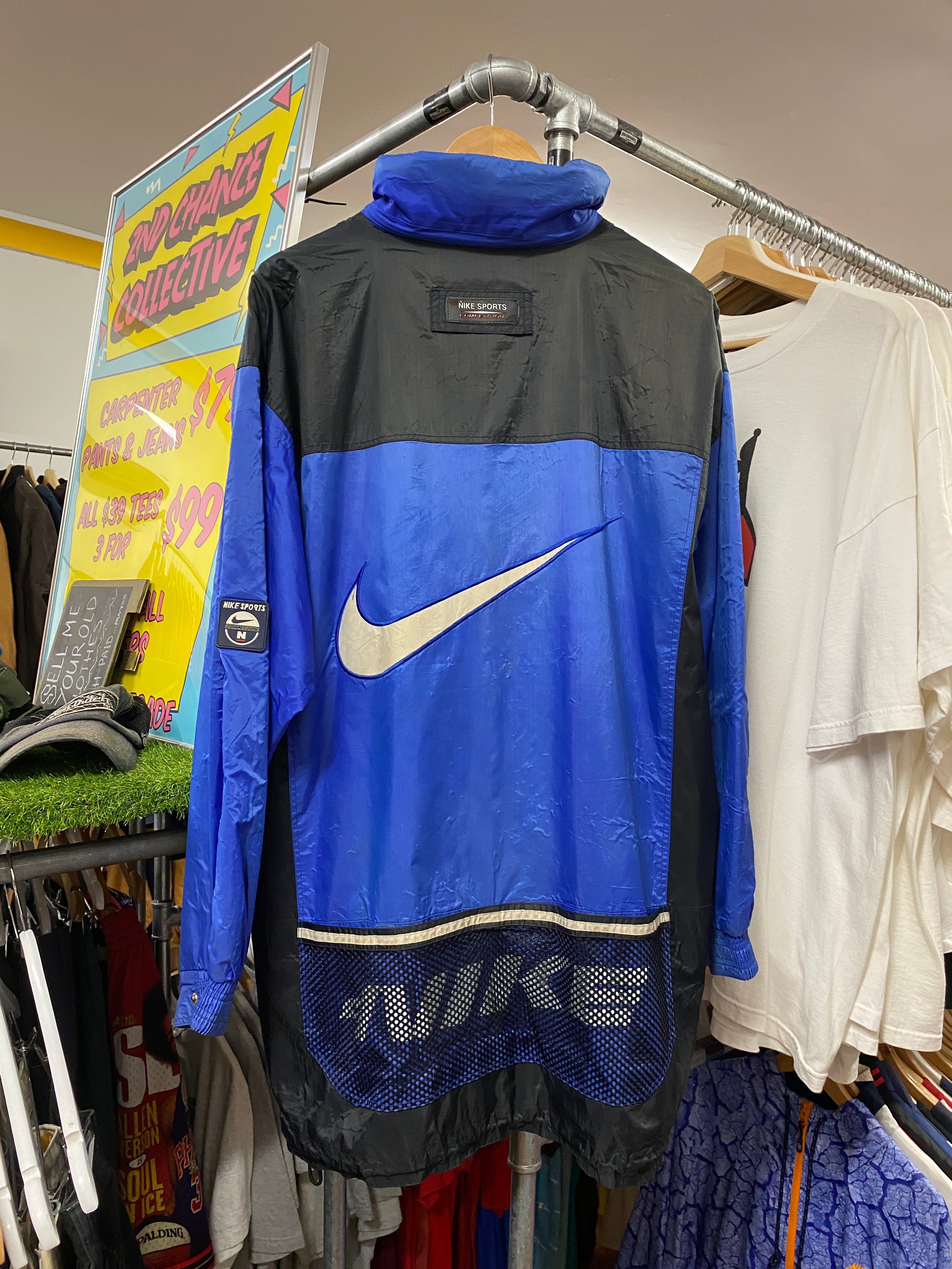 XL - Nike Sports Competition Blue Zip Up Jacket