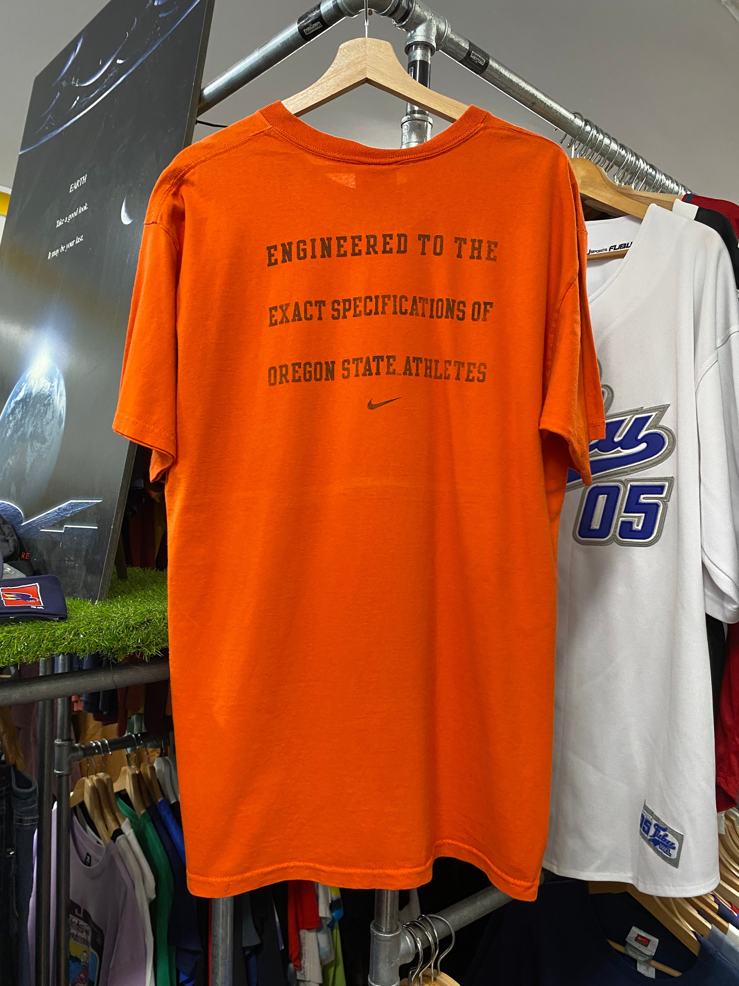 L - Nike Team Oregon State Beavers Orange DS Tee