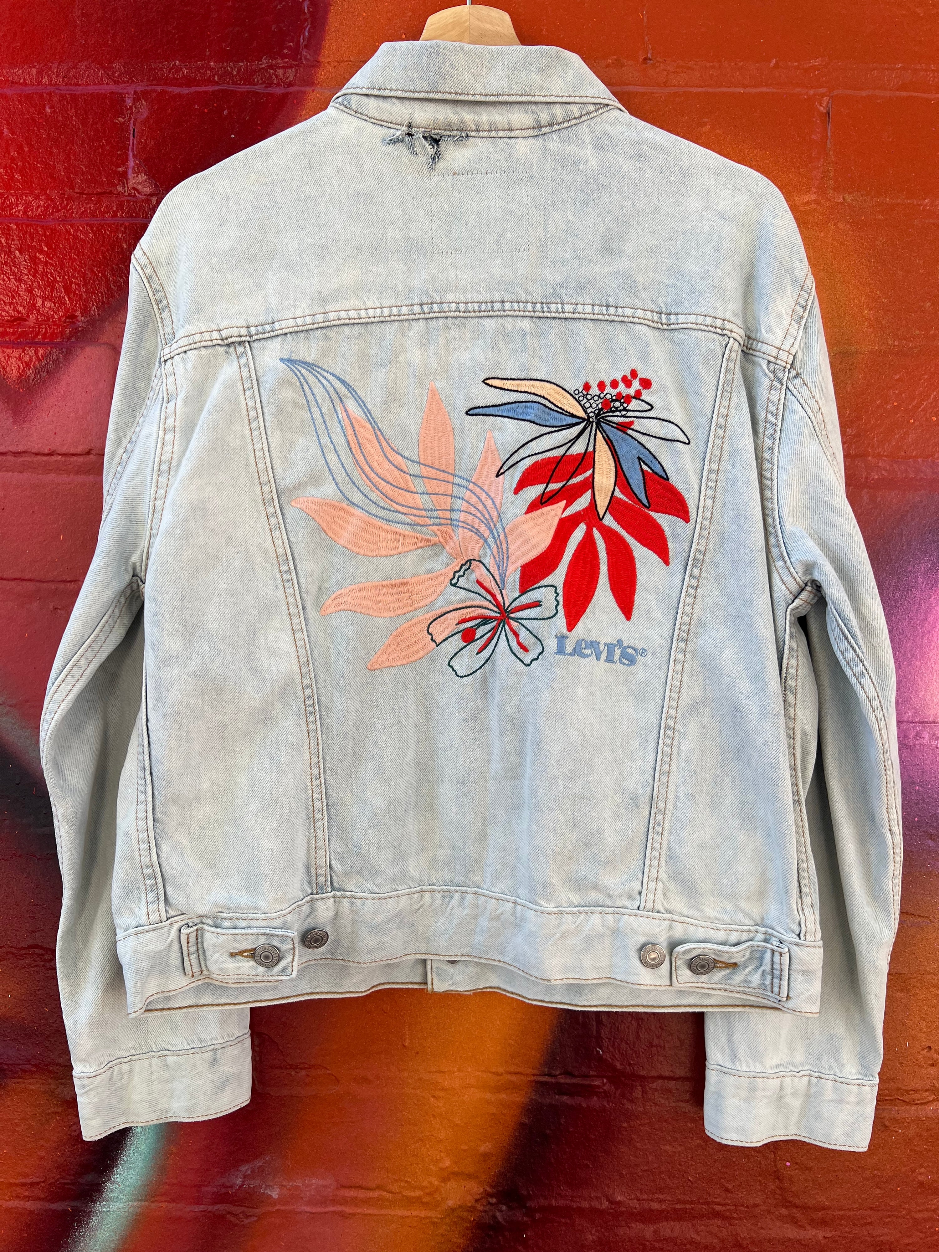 [M] Levi's Light Blue Denim Jacket