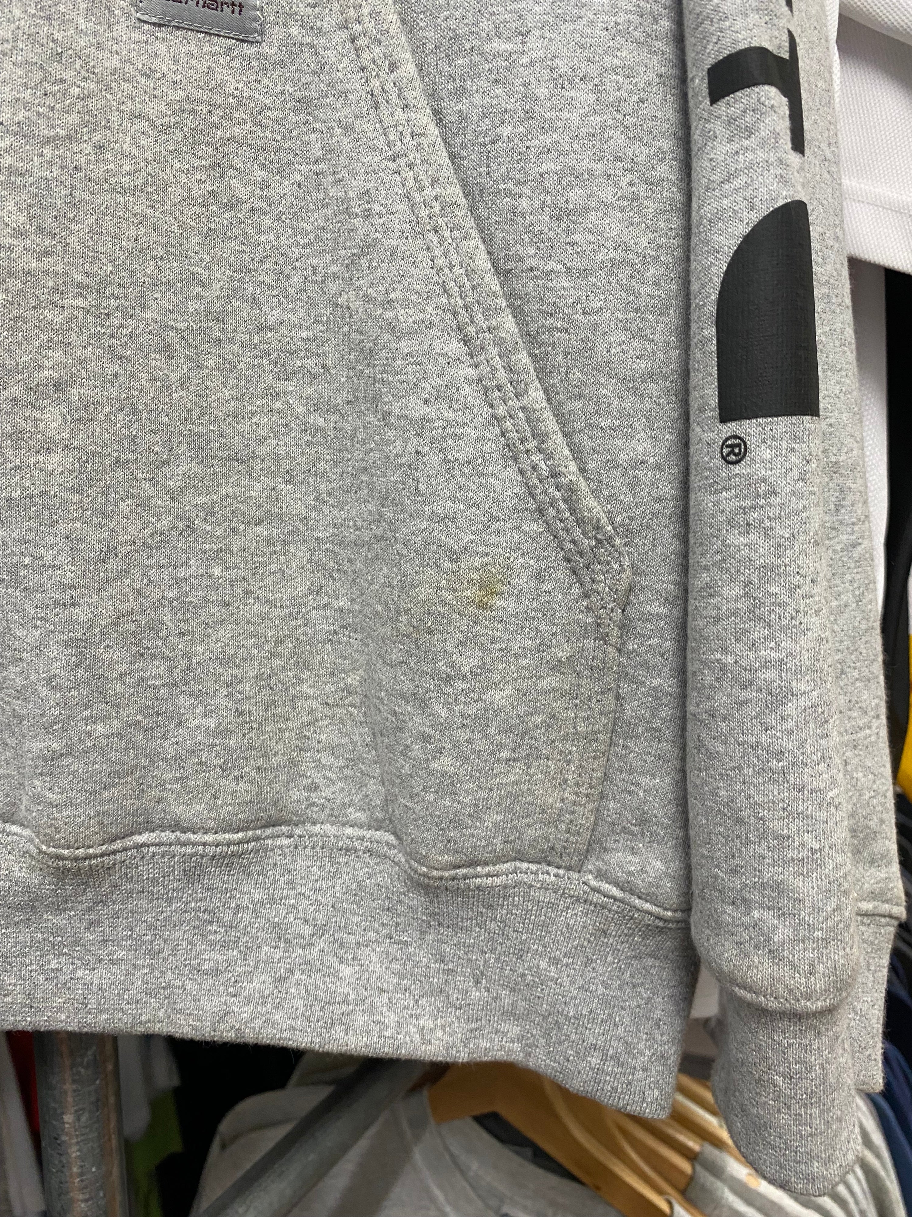 [L] Carhartt 'B&A Construction' Grey Hoodie
