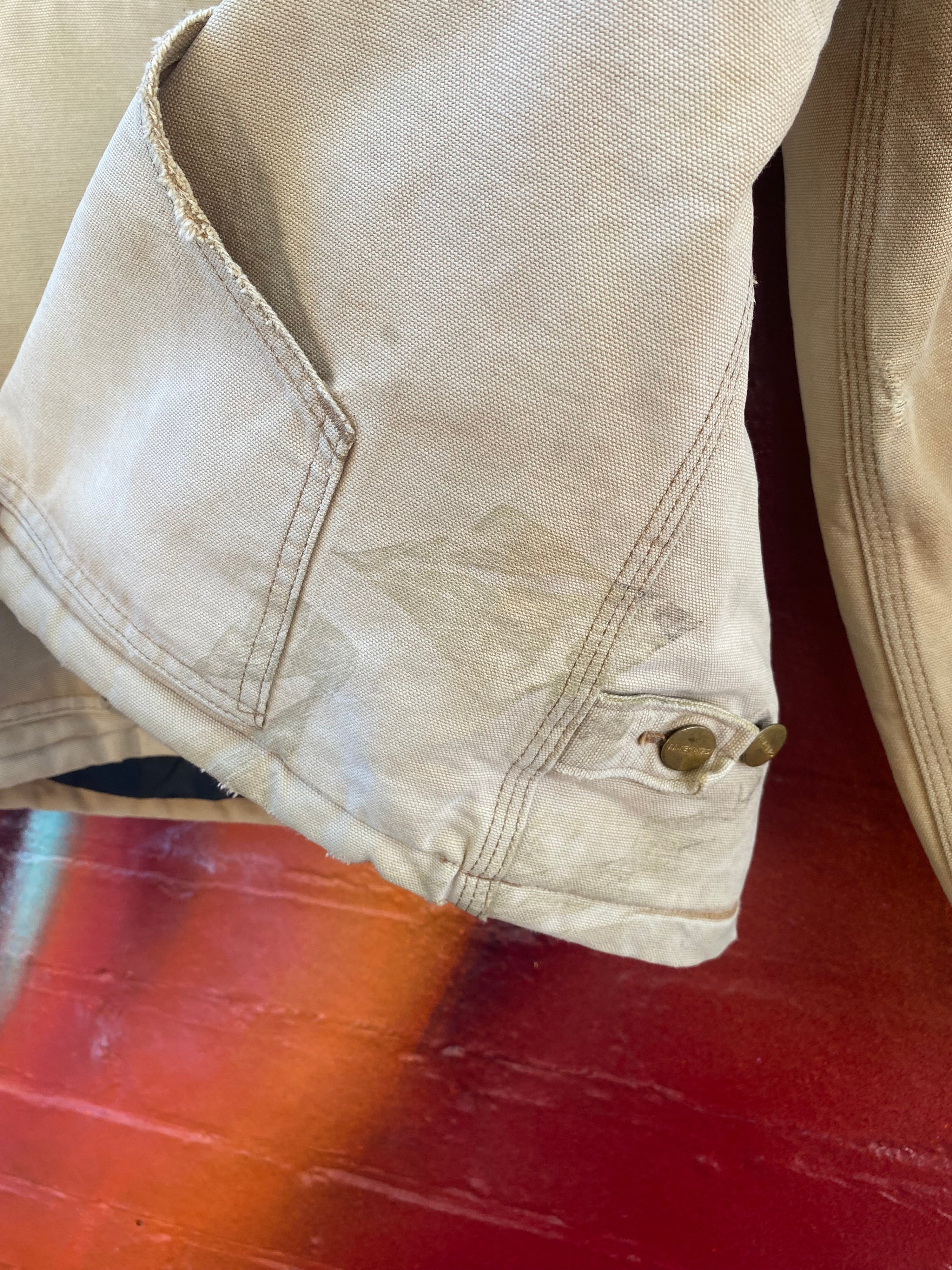 [L] Vintage Carhartt JQ196 Faded Brown Jacket