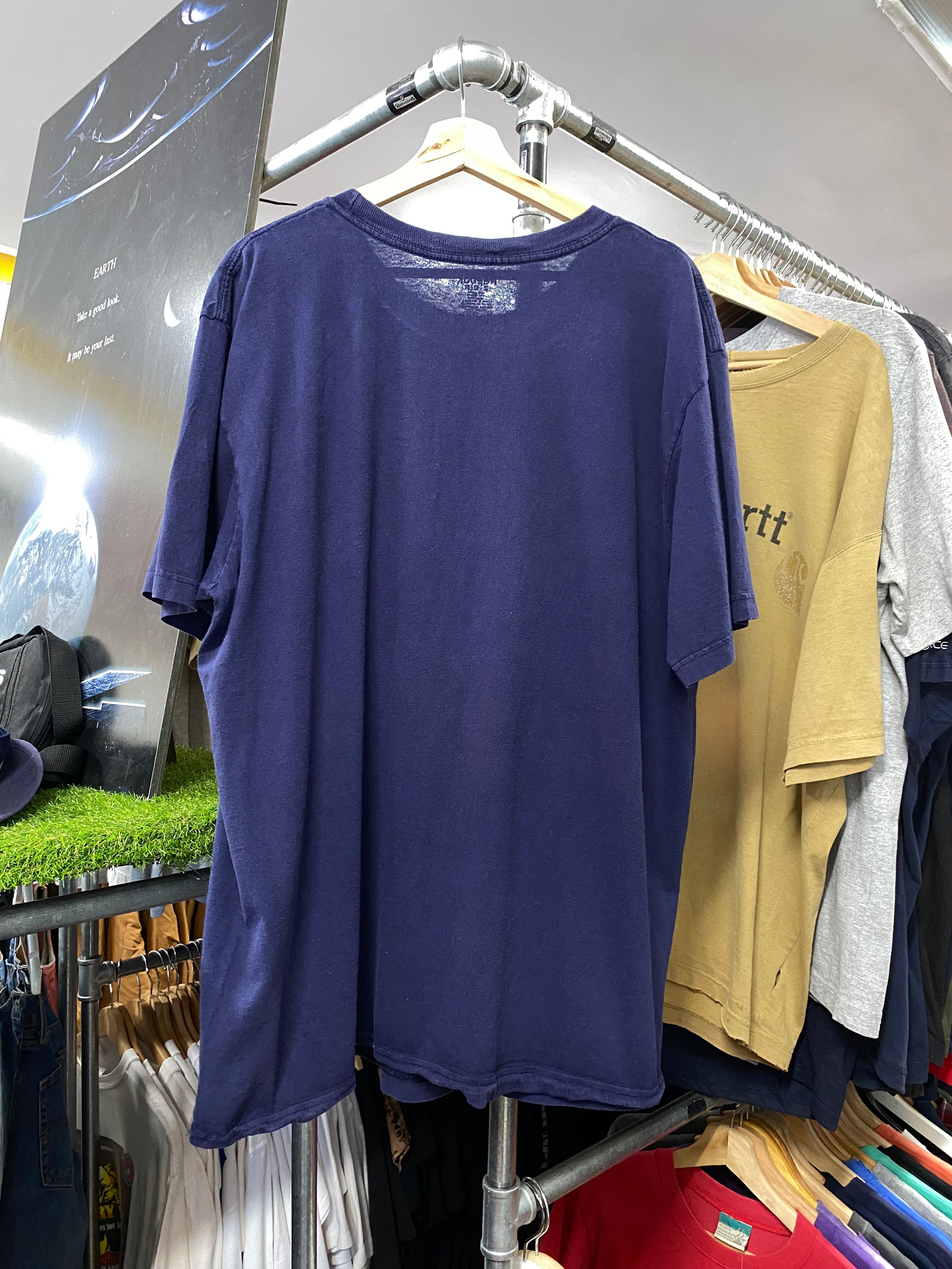 [2XL] Denver Broncos Dot Logo Spellout Tee