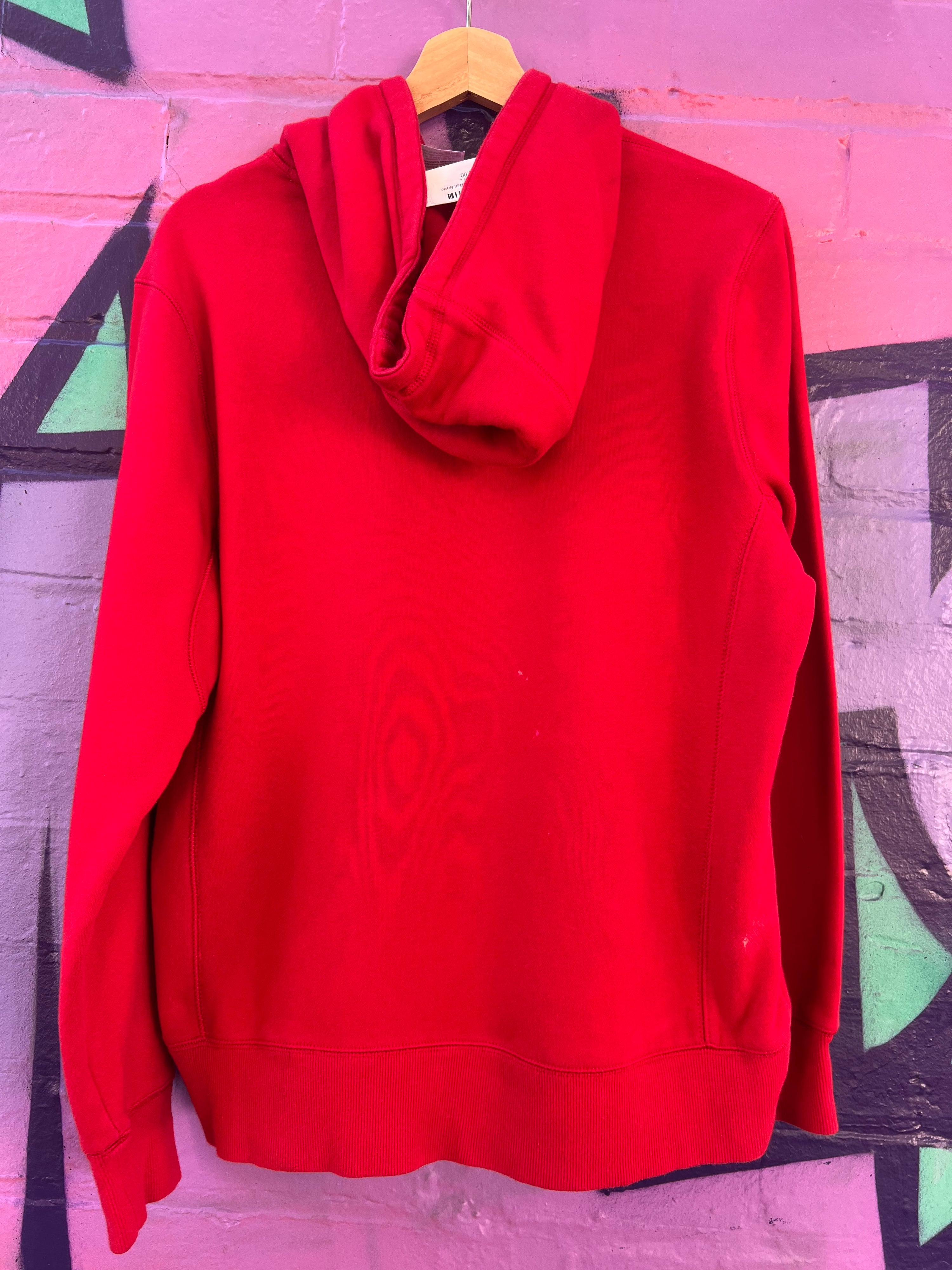 L  -Russell Athletic Red Basic Hoodie