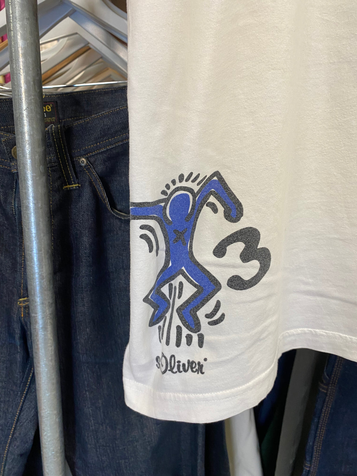 XL - S.Oliver Keith Haring Dancing Men Tee