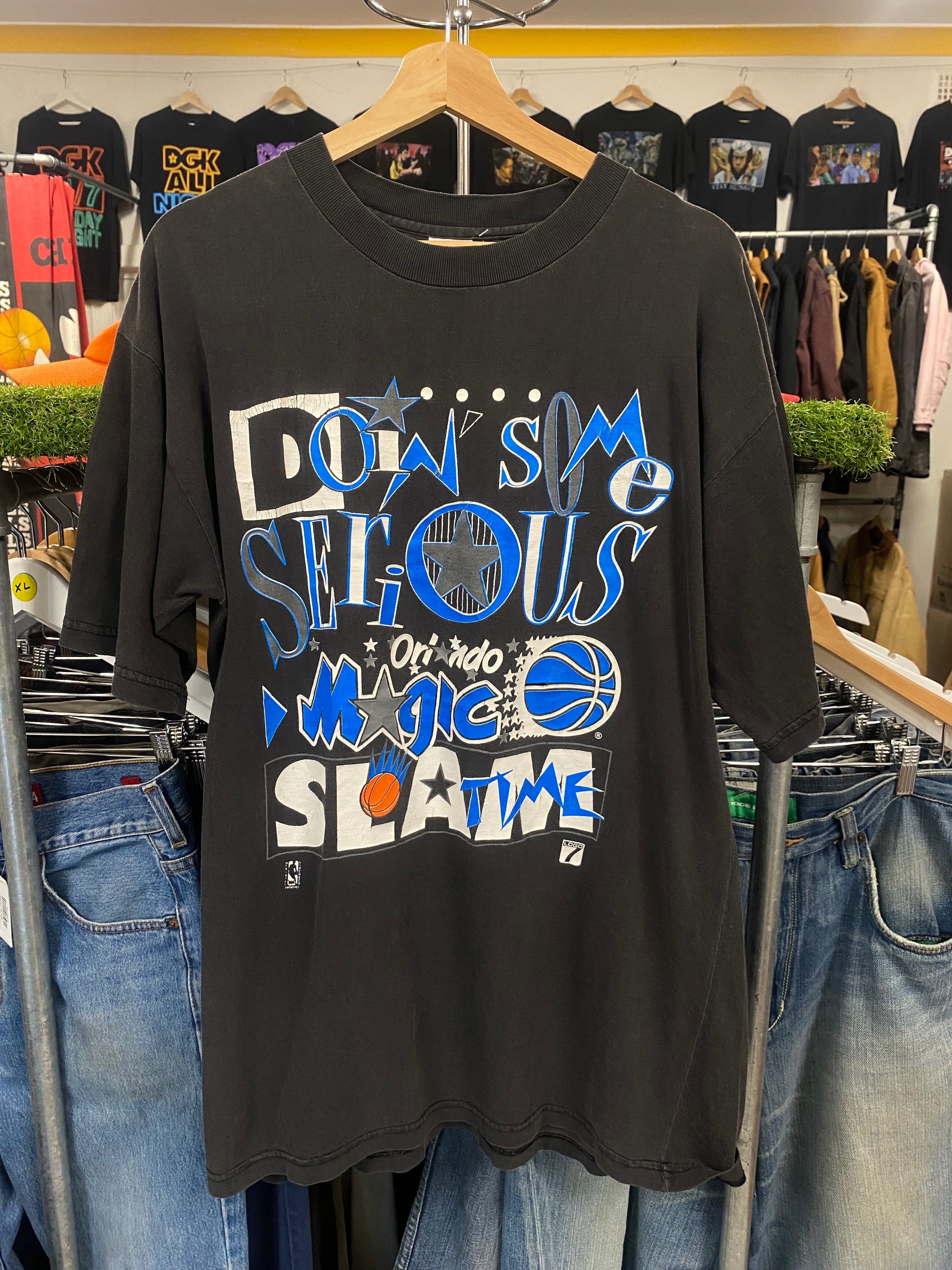[L] 1990s Orlando Magic Slam Time Tshirt