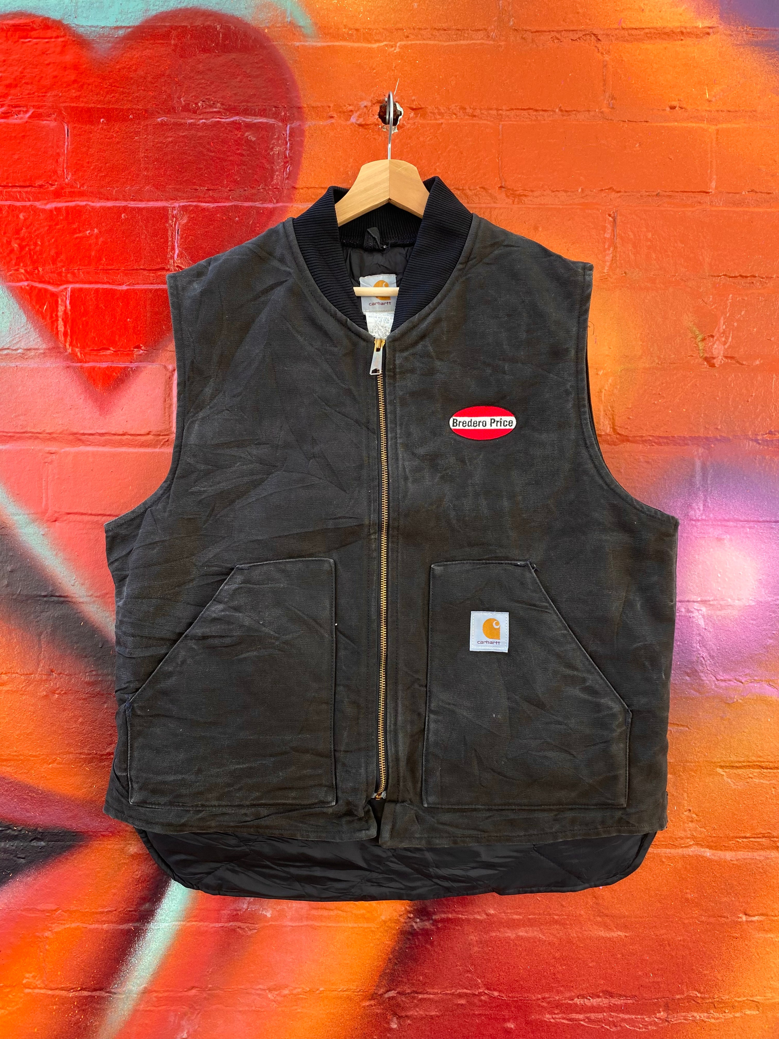 [XL] Vintage Carhartt Dark Chocolate Vest 'Bredero Price'