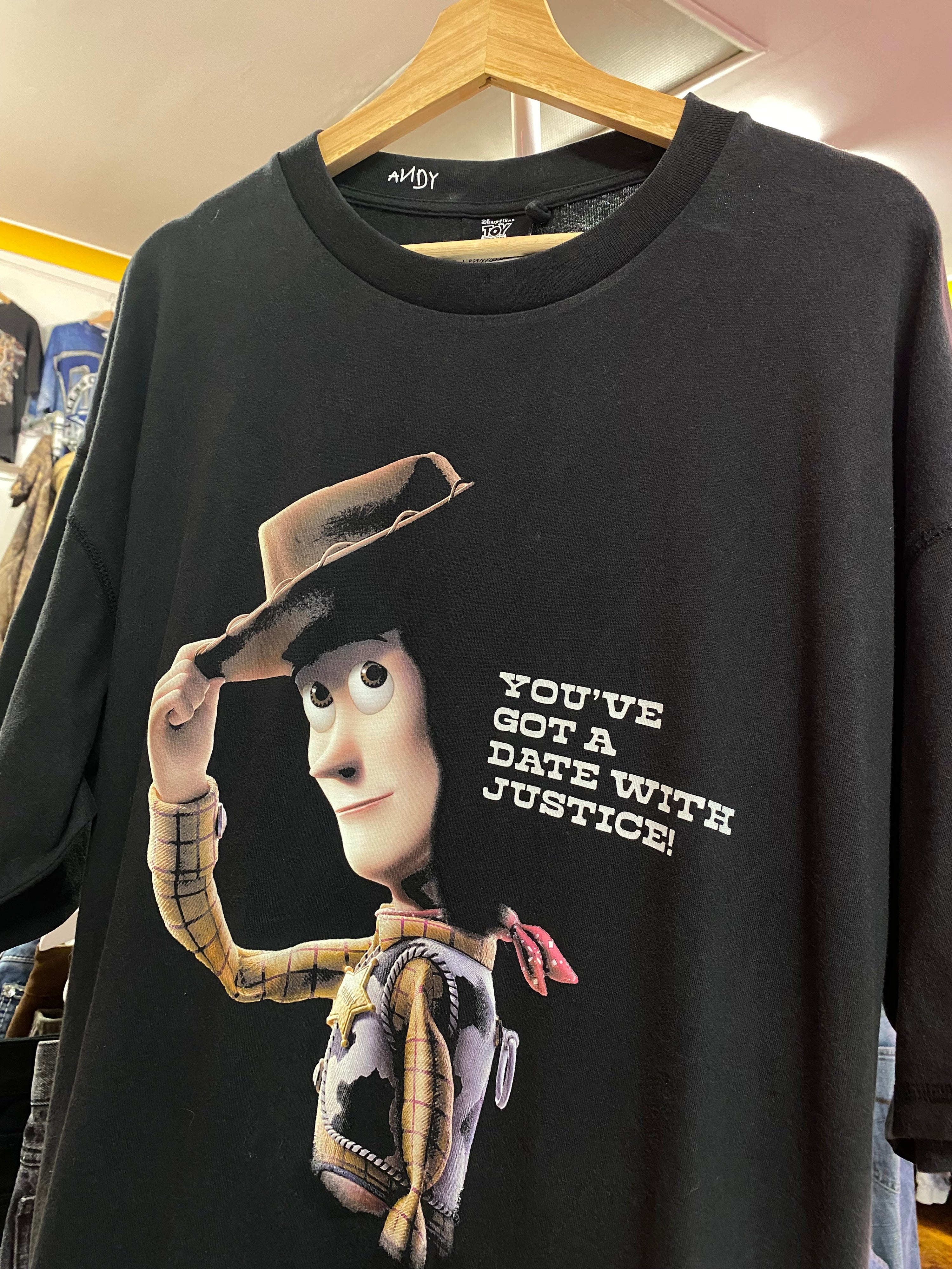 [L]  Toy Story Woody: You've Got A date With Justice Tee