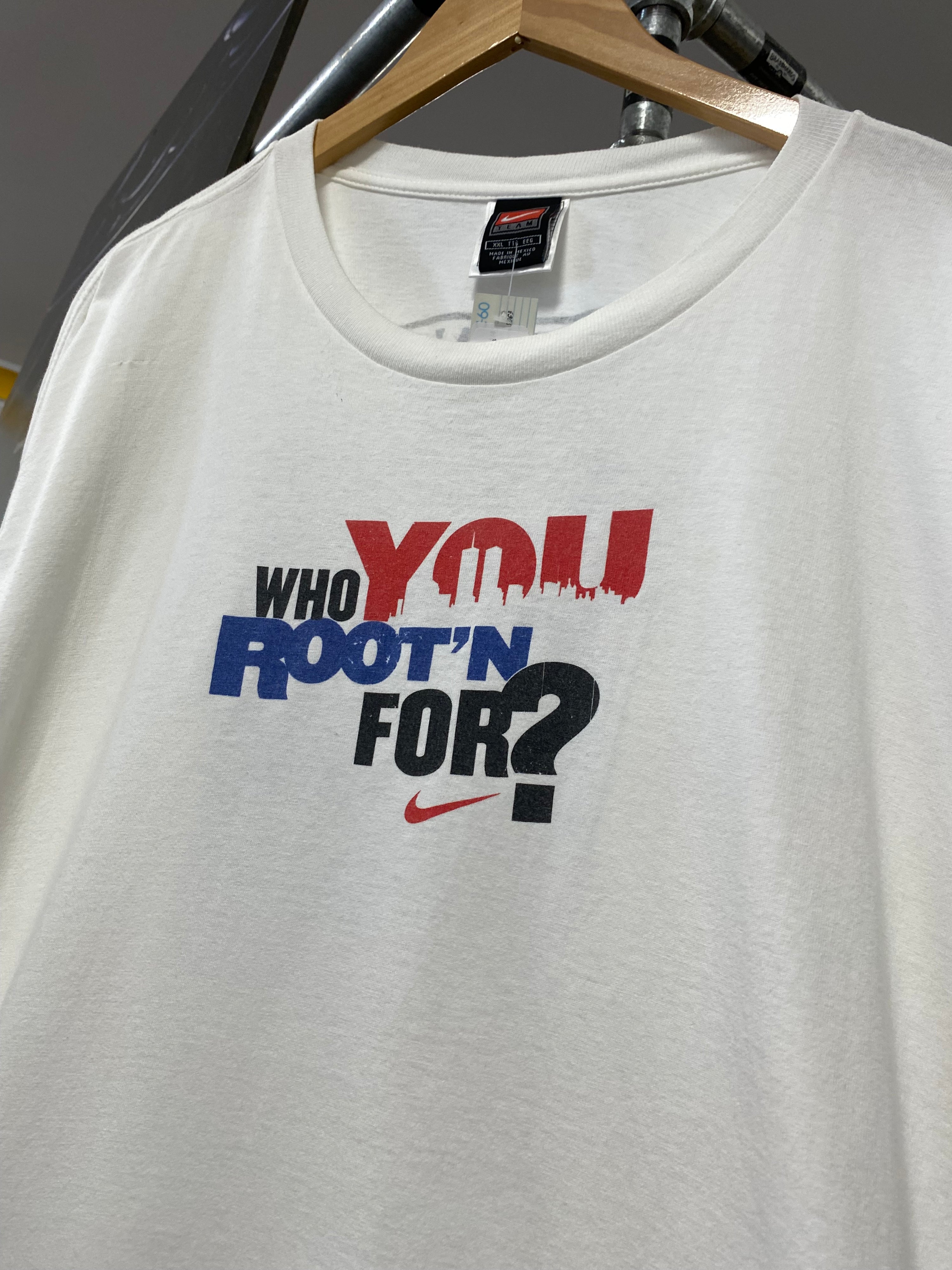 2XL - Nike Team NY Yankees Vs Mets Subway Series White DS Tee