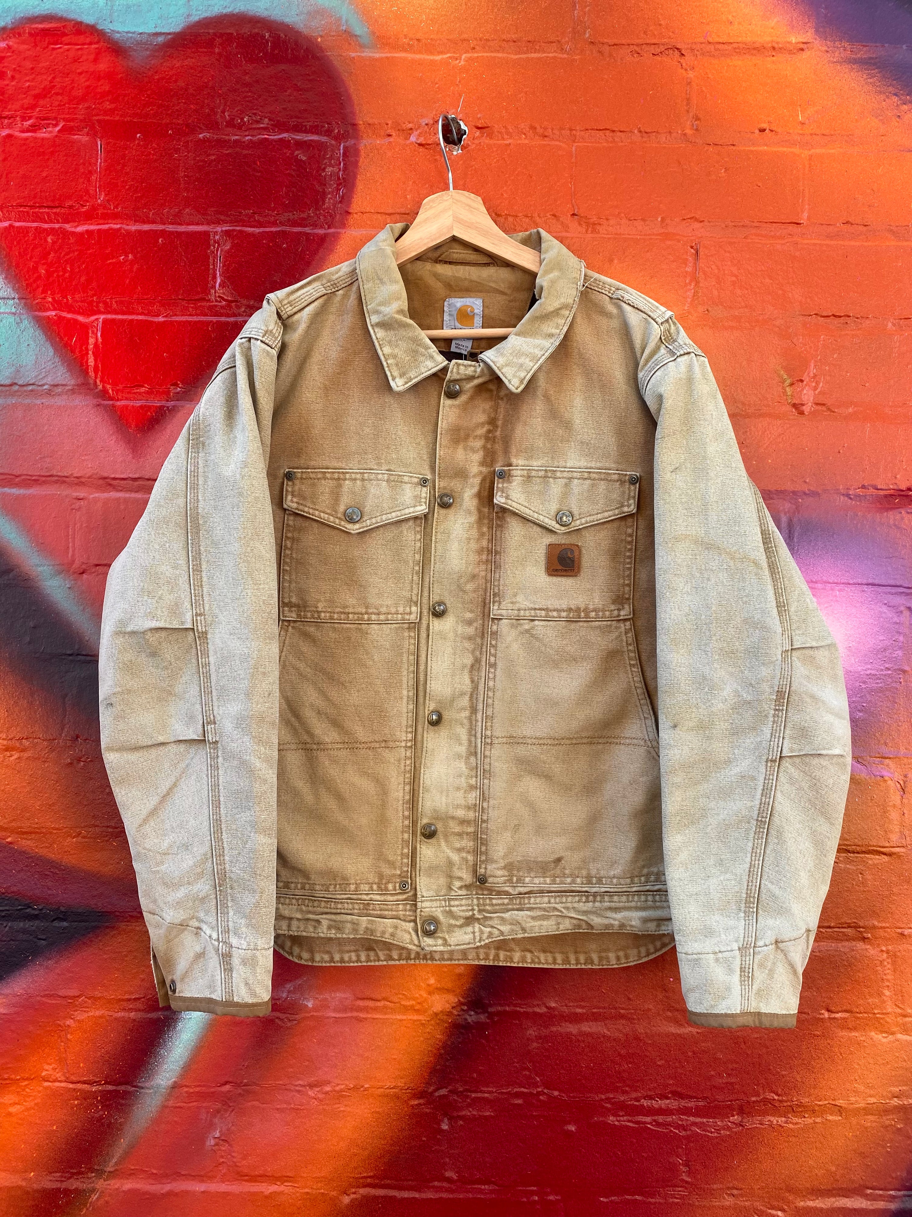 [M] Carhartt Light Brown Coat 101230