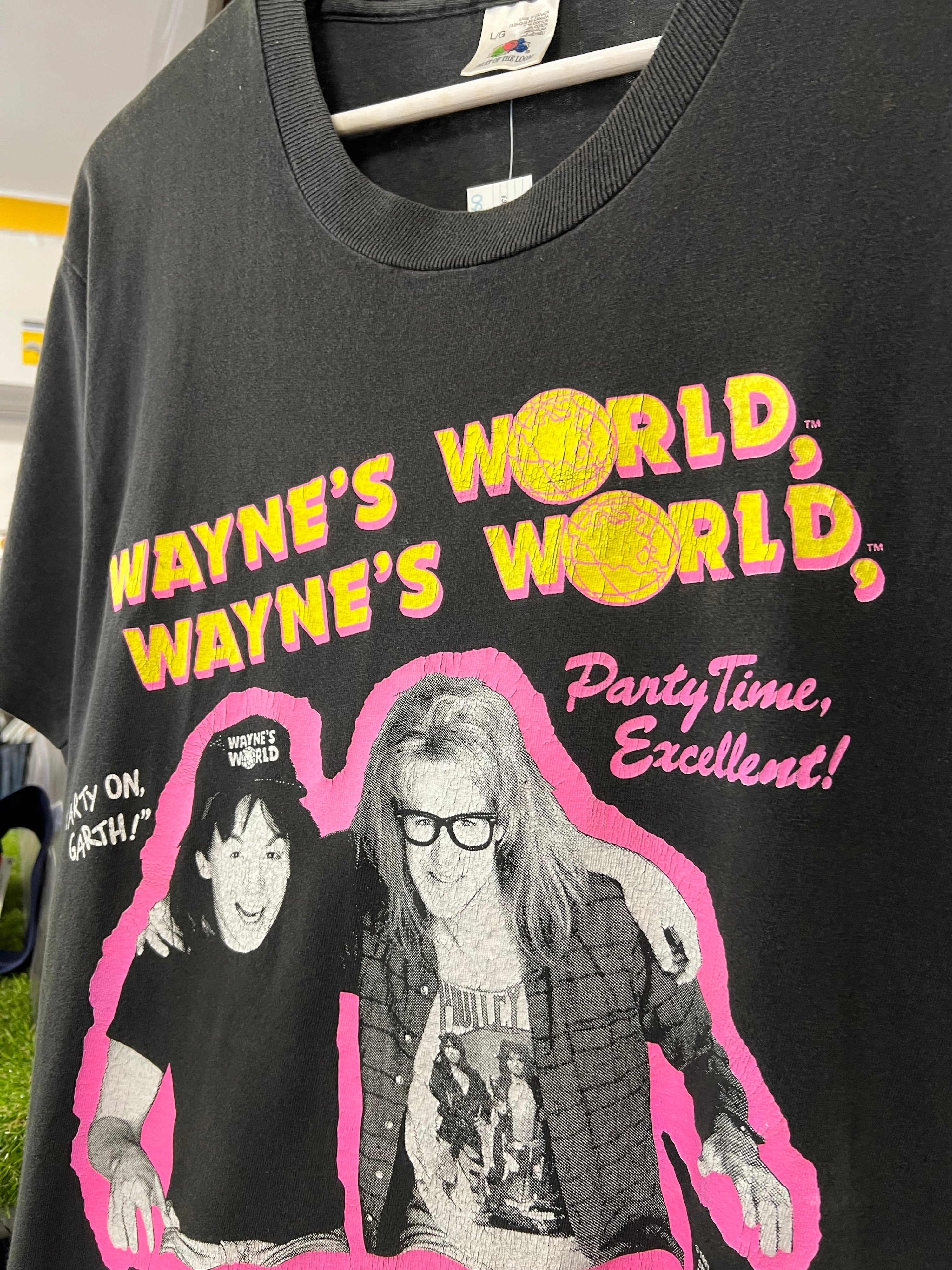 [L] 1991 Waynes World Party Time Tee