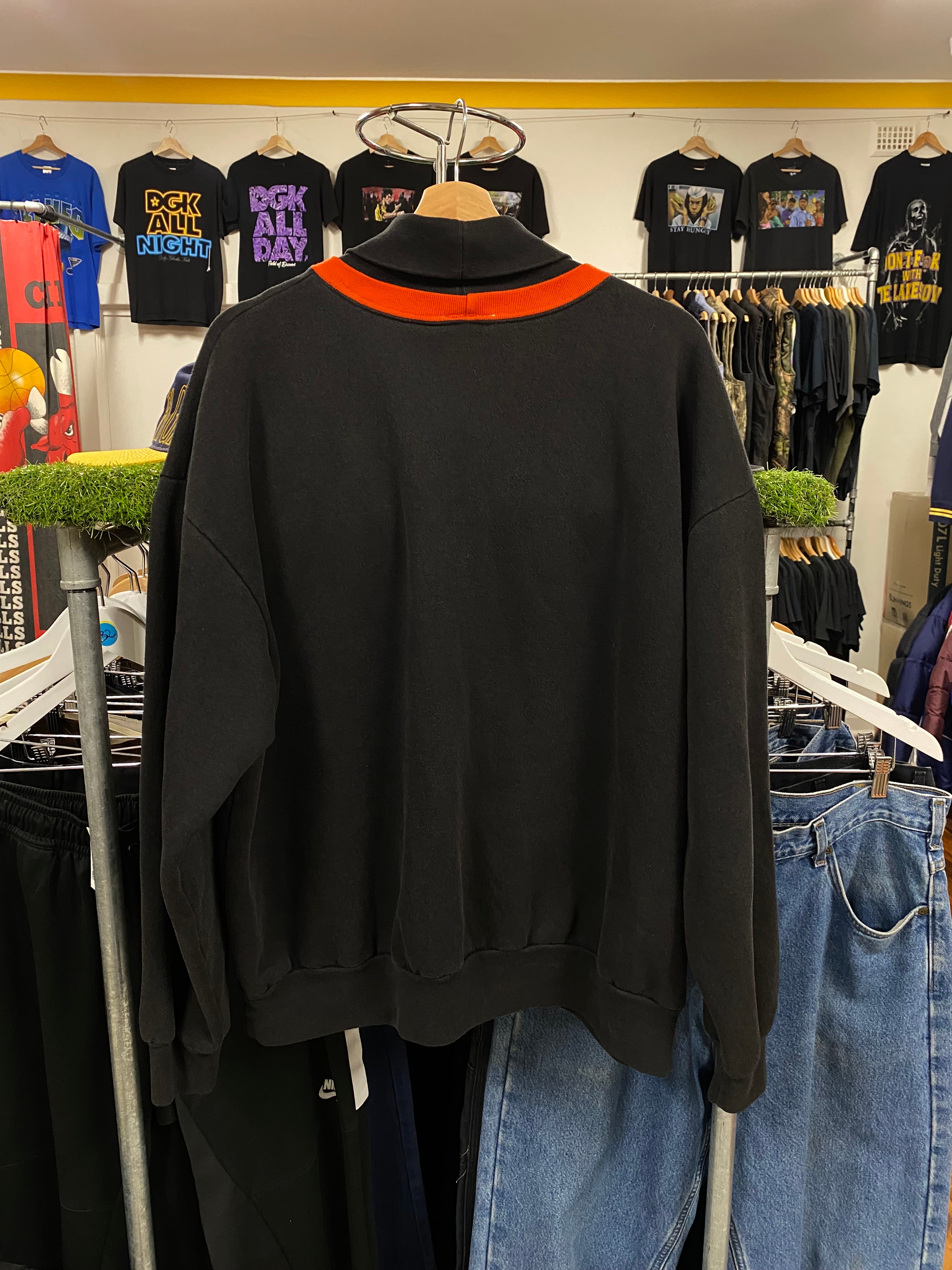 [2XL] Vintage Cleveland Browns Turtle Neck Sweatshirt