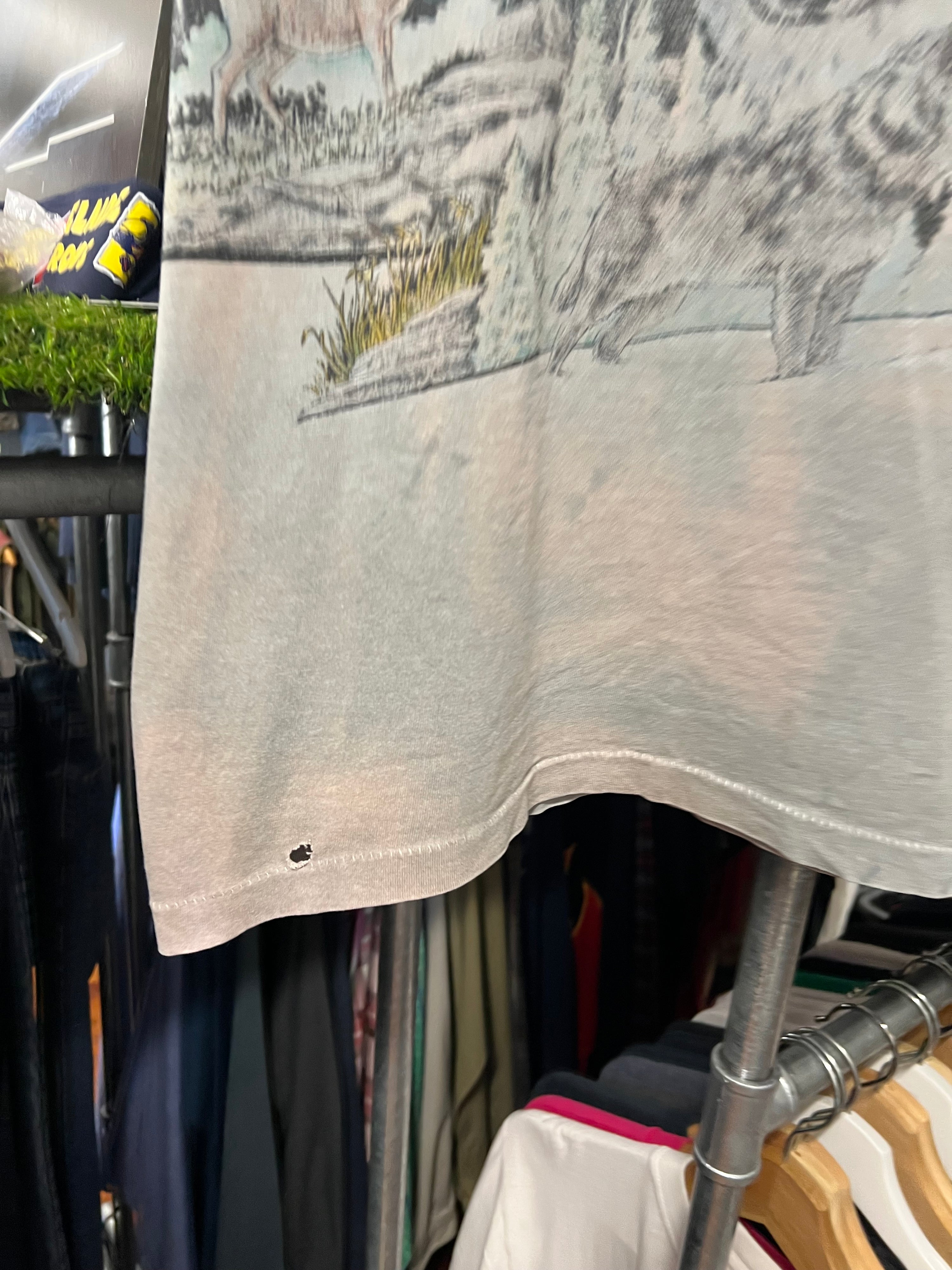 [XL] 1990 San Sayal Wildlife DS Green Tee