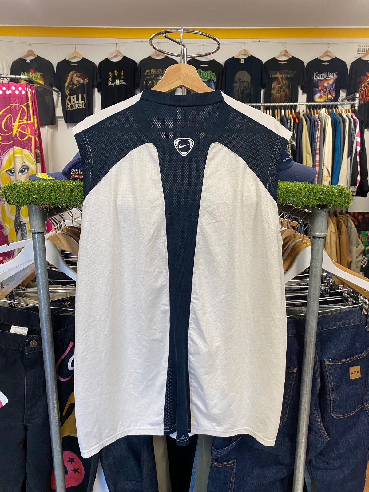 [XL] Nike Total 90 White Singlet