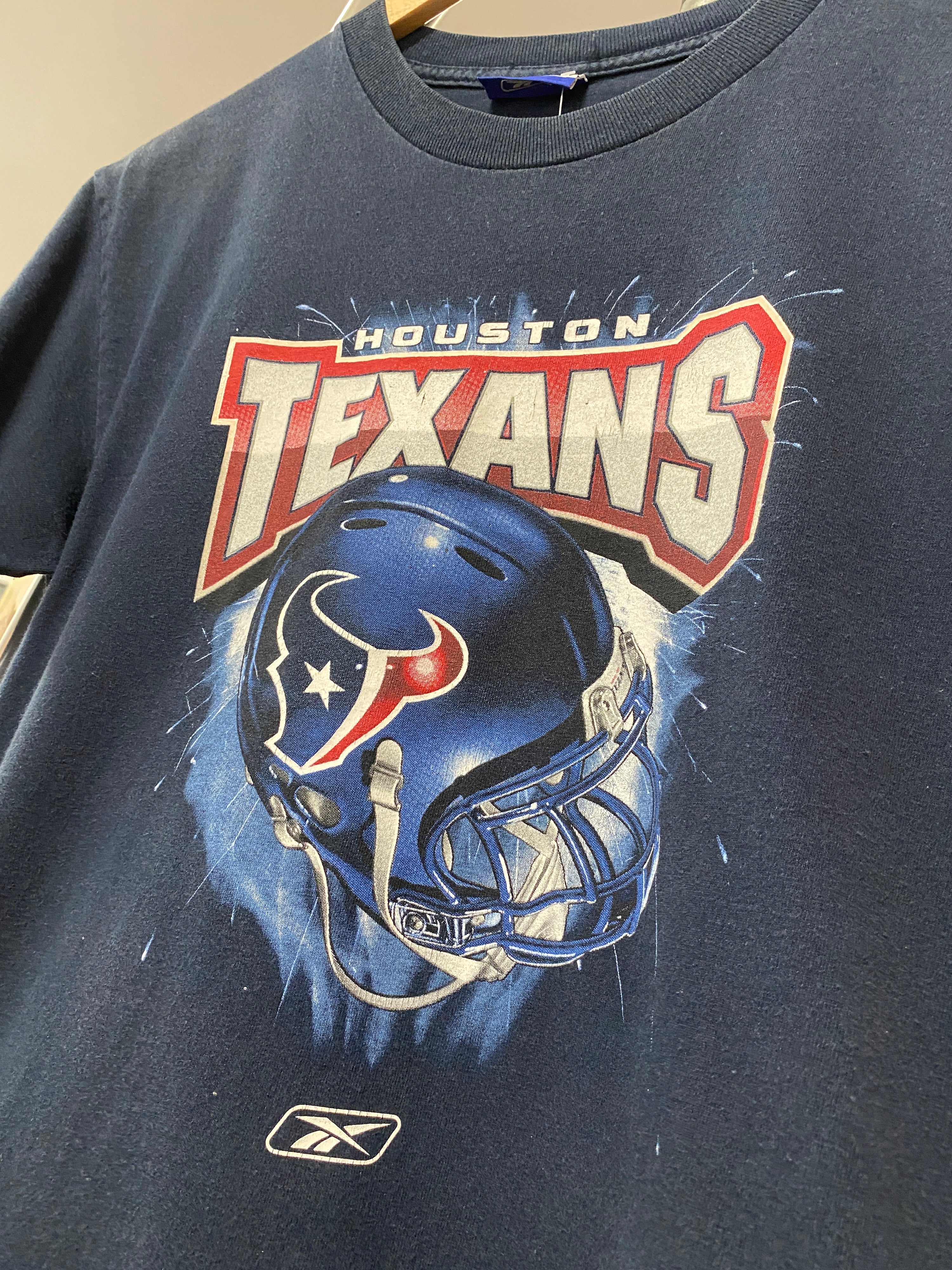 M - Houston Texans Reebok Helmet DB Tee