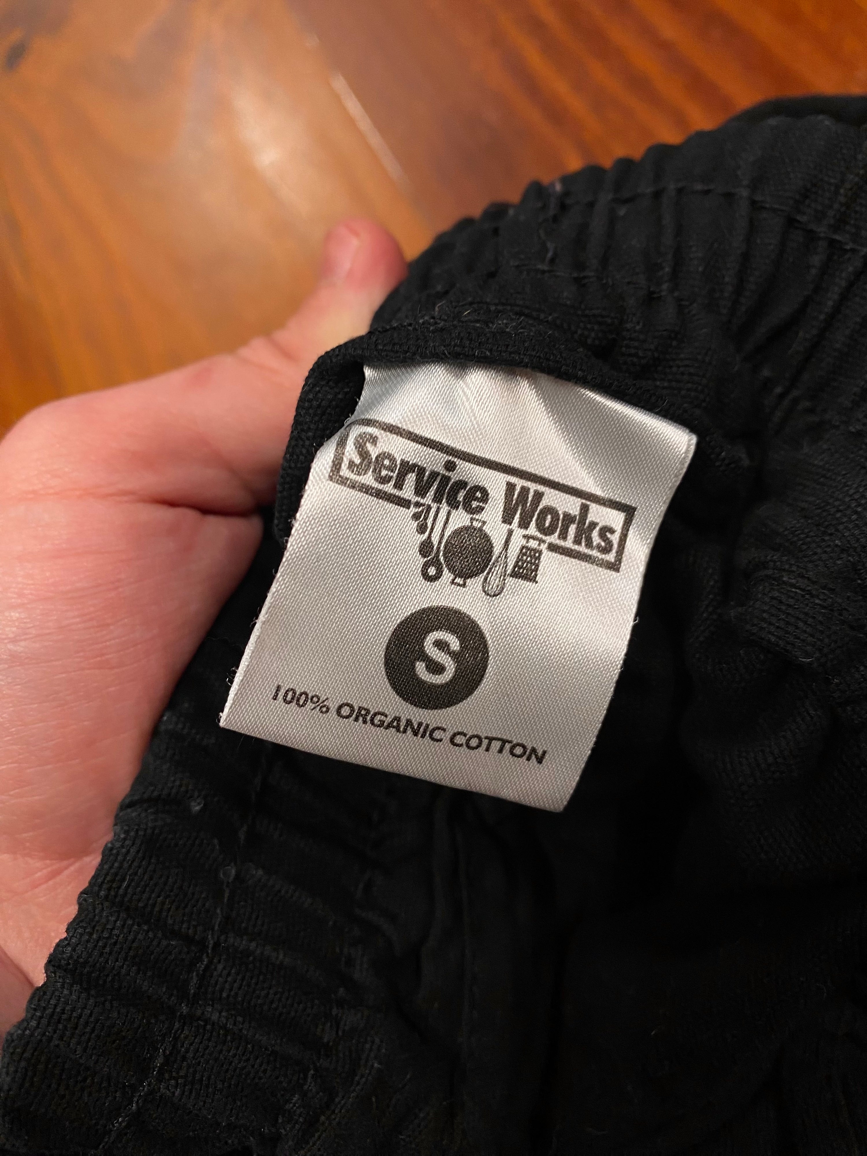 [S] Service Works Black Cotton Pants