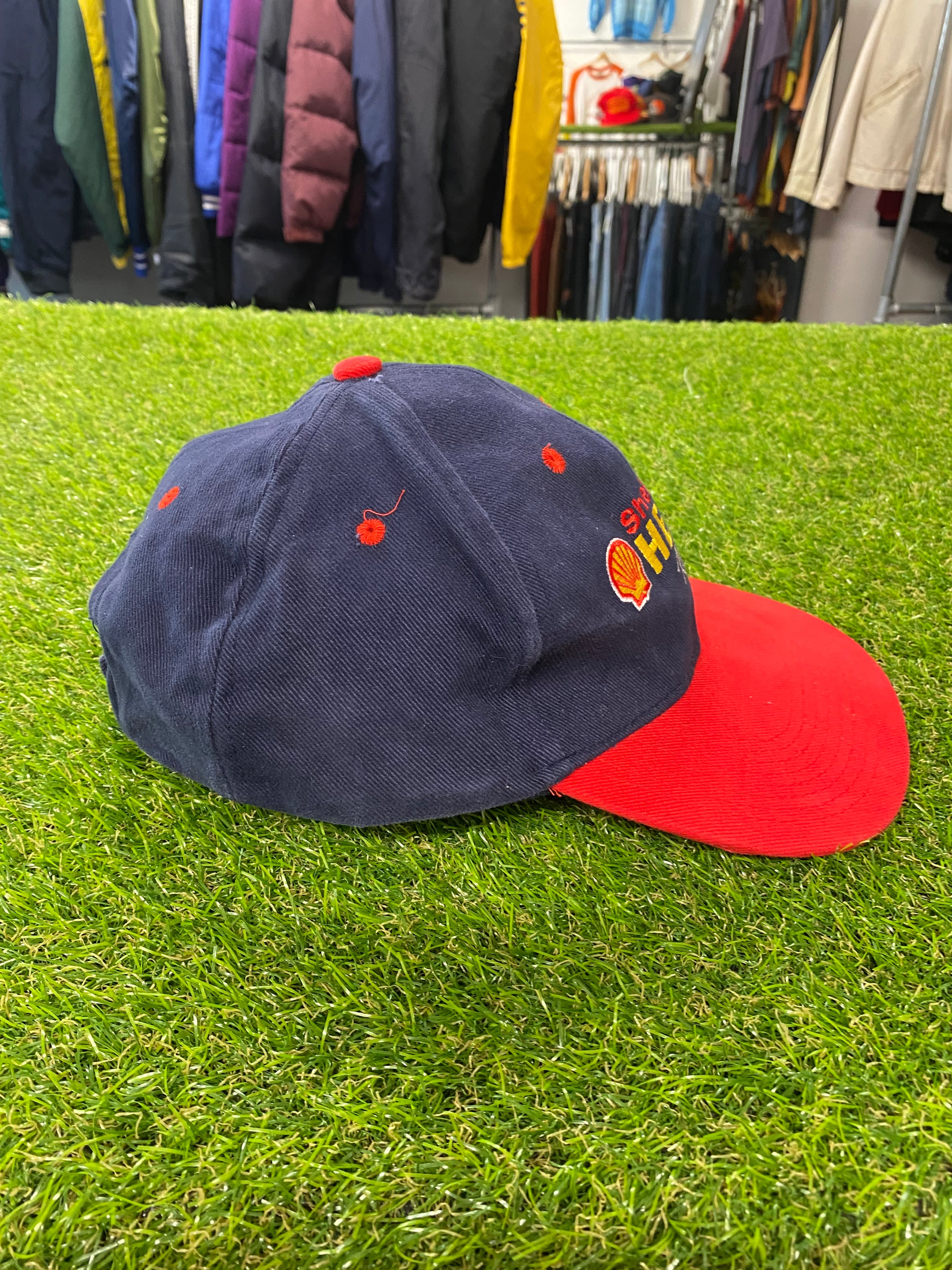 Shell Helix Racing Embroidered Hat