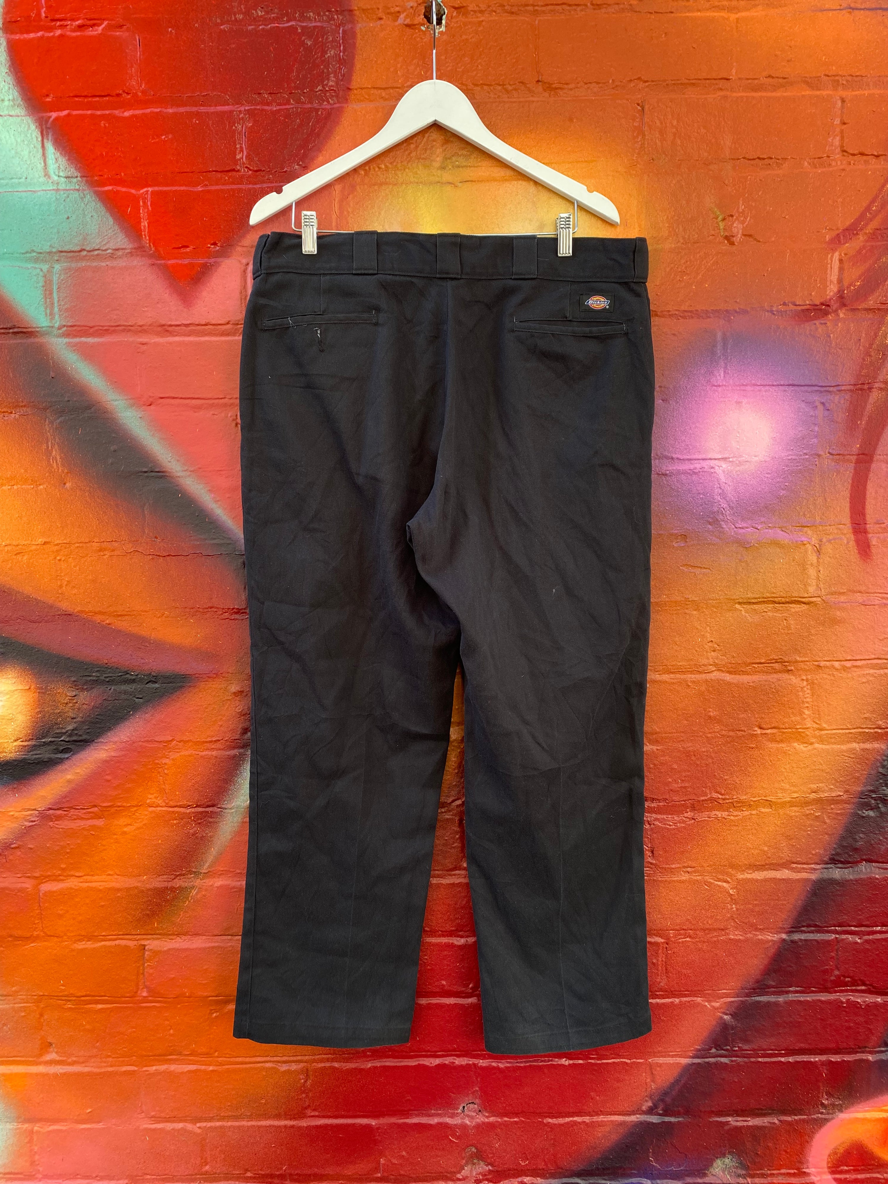 [38] Dickies Flex Black 874 Work Pants D112
