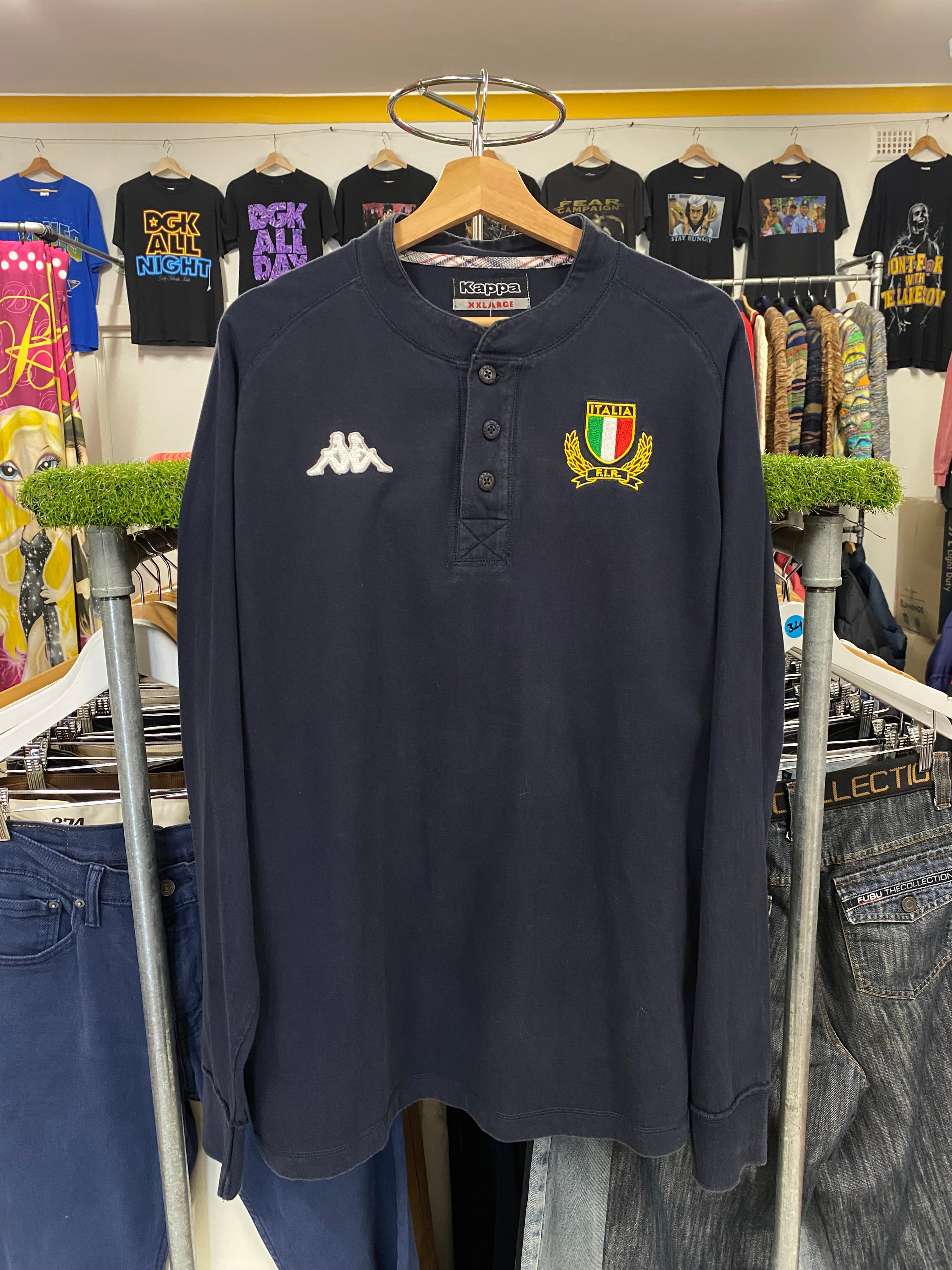 [2XL] KAPPA Italia Rugby LS DS