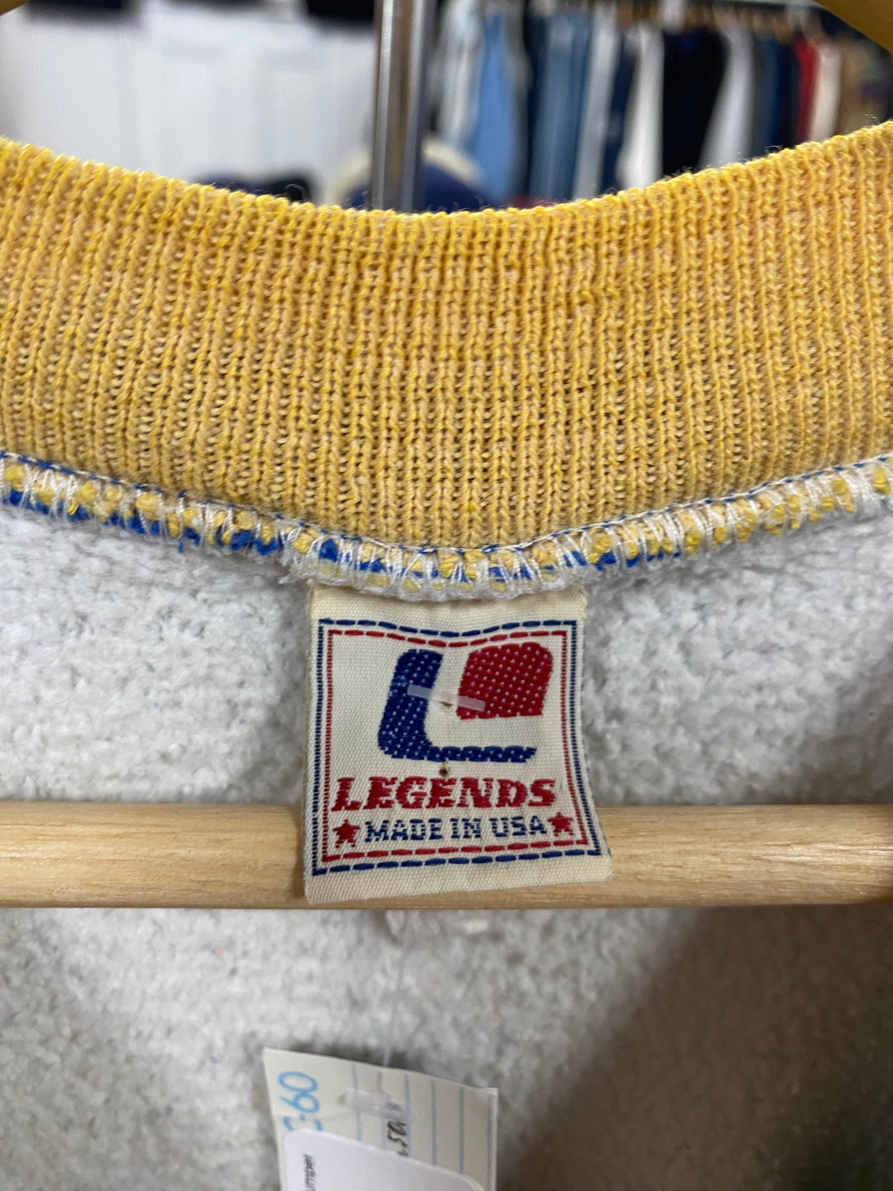 [L] Vintage St Louis Rams Over Body Grey Jumper