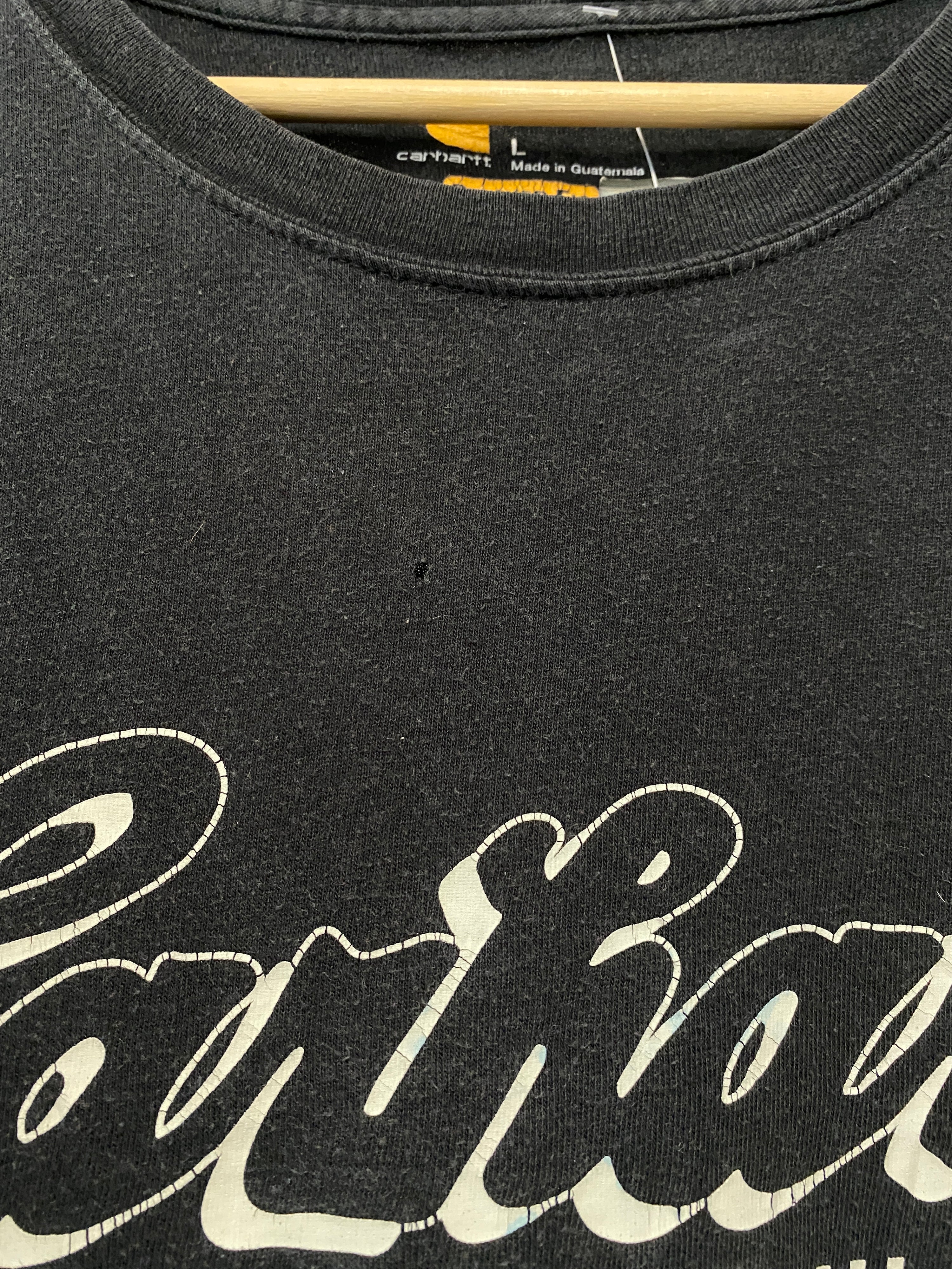 L - Carhartt Born To Build Black Tee
