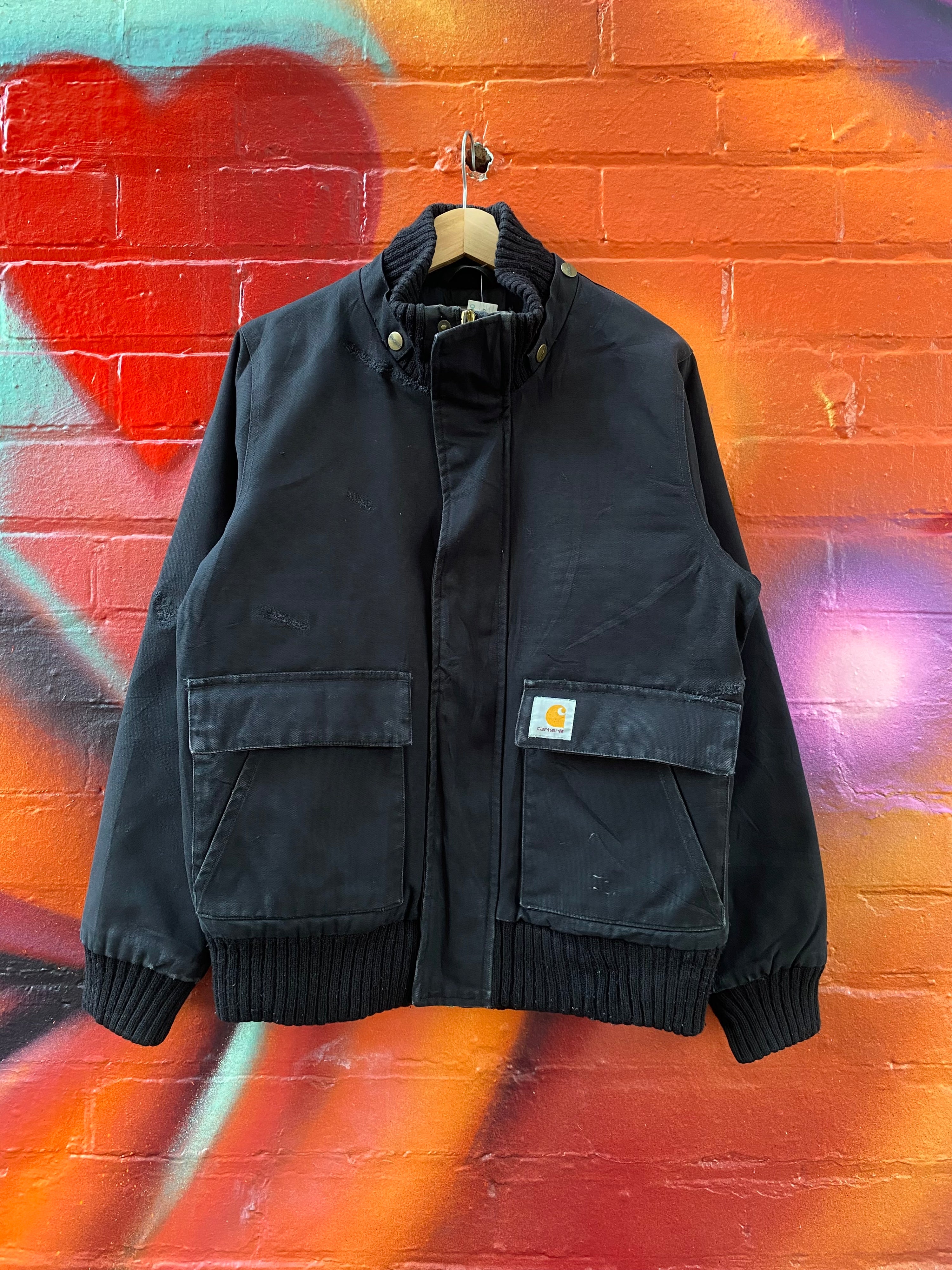 [S] Carhartt Black Ranger Jacket Sliced Up
