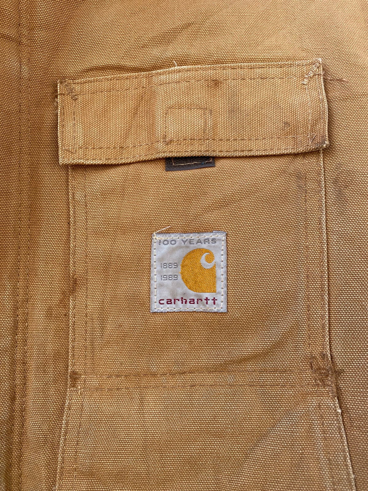 [L] 1989 Carhartt Brown Arctic 100yr Anniversary Coat