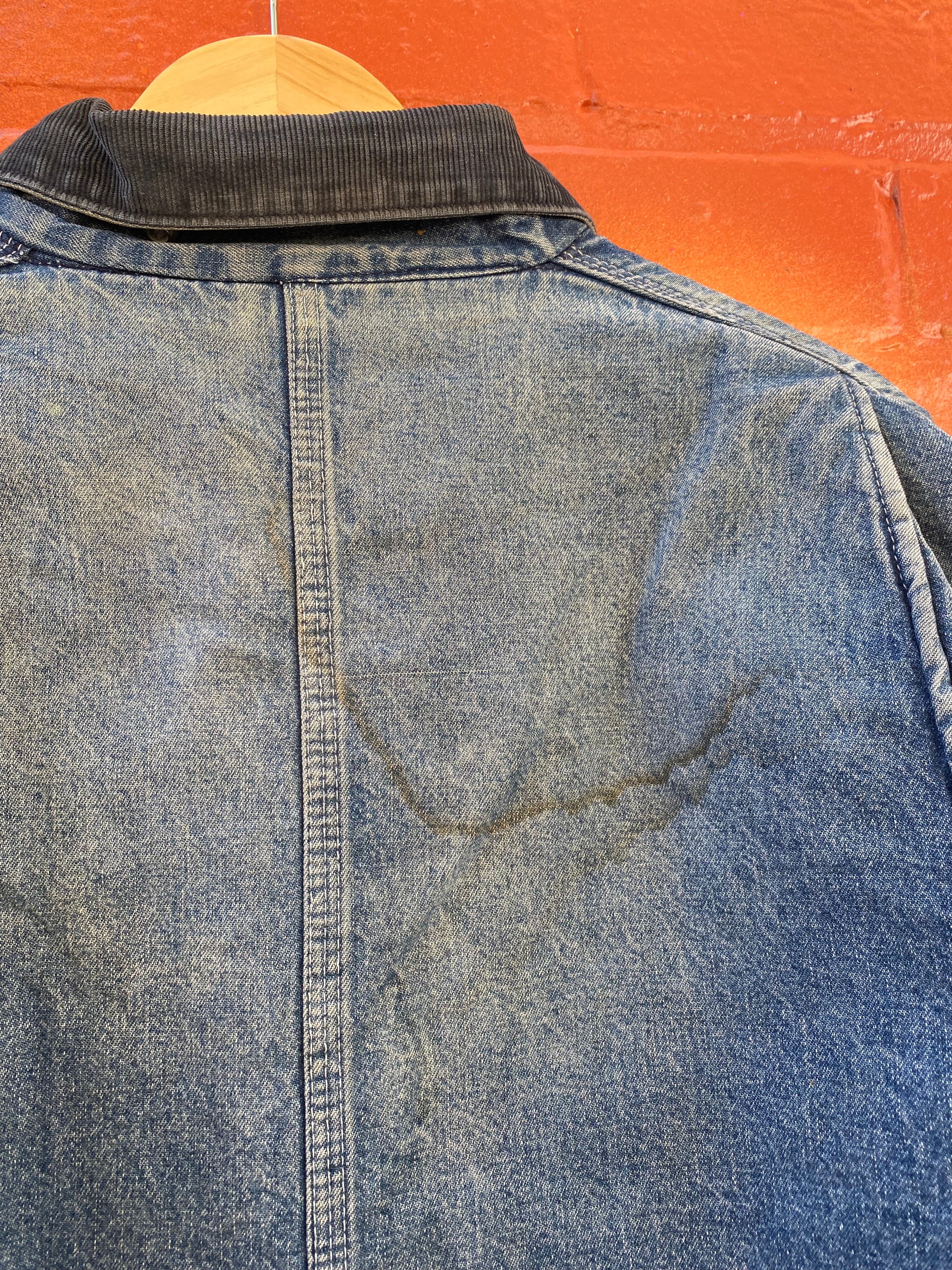 [XL] Vintage Carhartt Denim Blanket Lined Chore Jacket