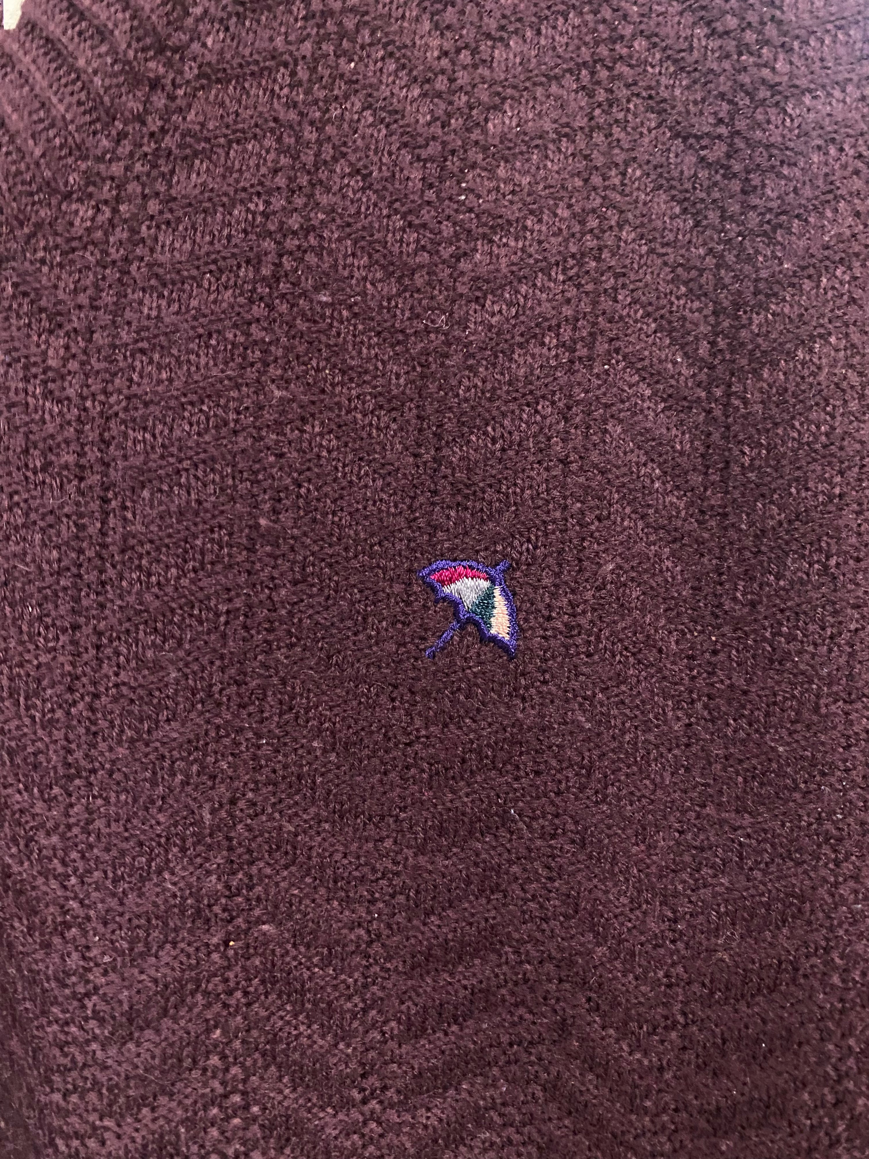 [M] Arnold Palmer Burgundy Knit Vest
