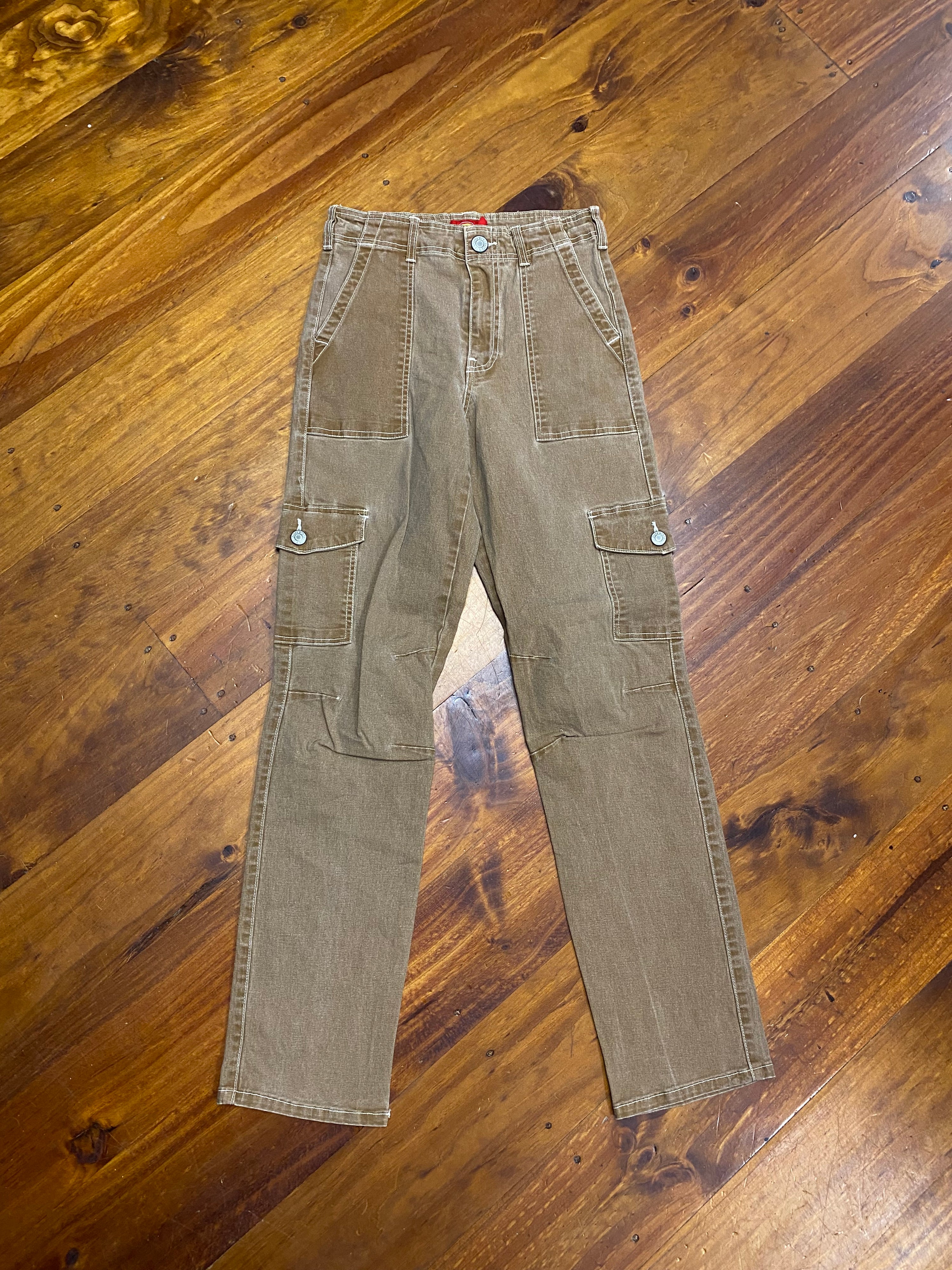 [22] Dickies Brown Kids Carpenter Pants D140