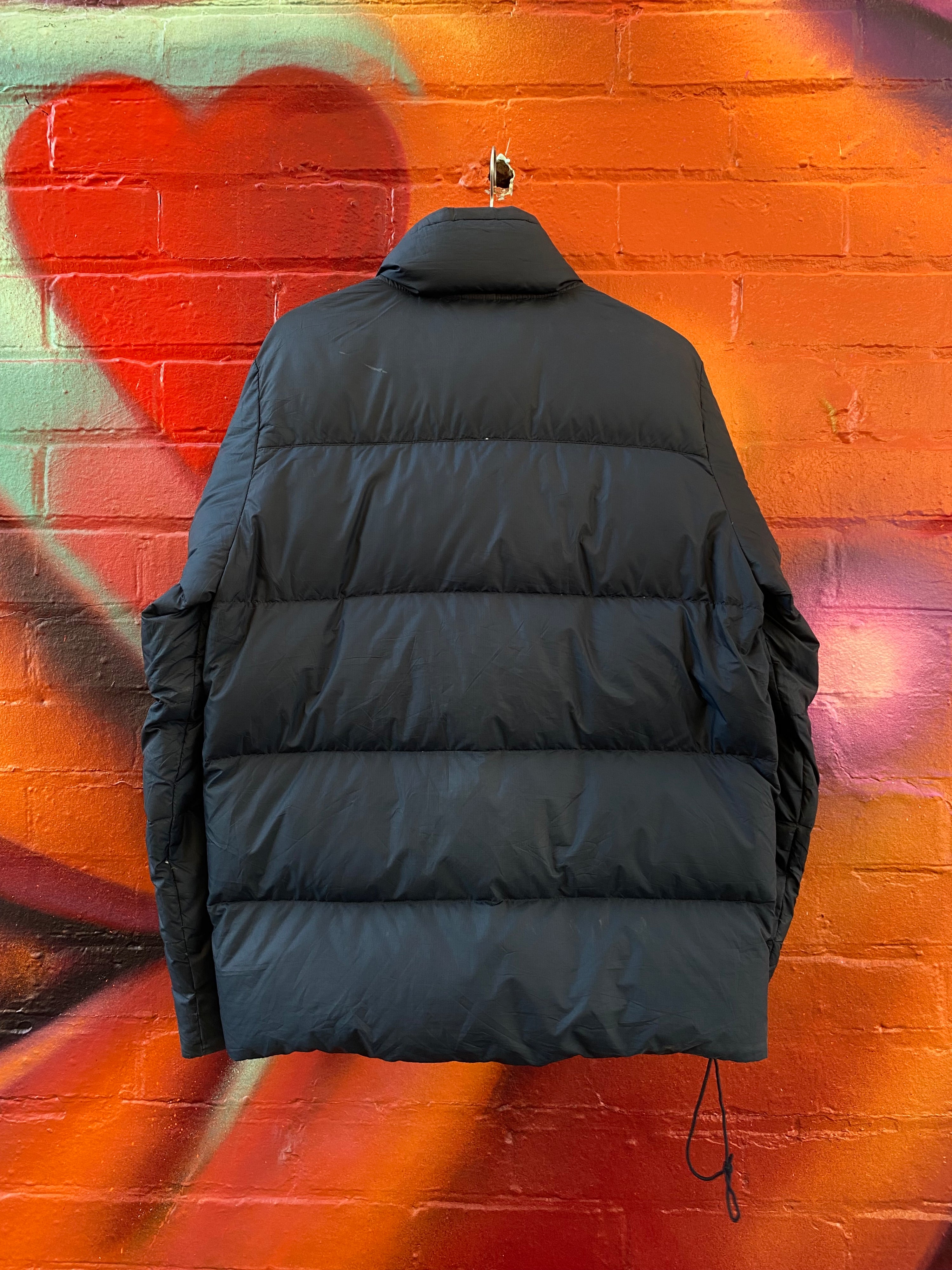 [S] Nike Sports Navy Down Filled Puffer Jacket