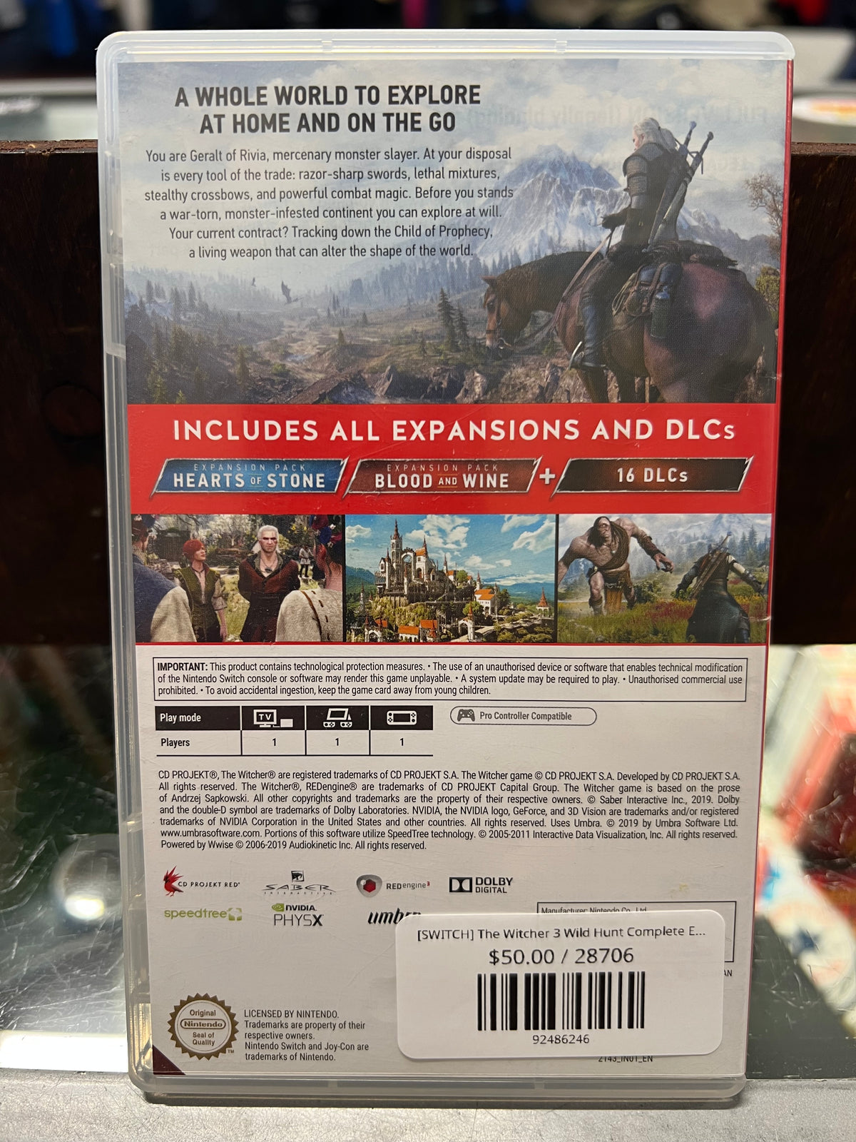 [SWITCH] The Witcher 3 Wild Hunt Complete Edition