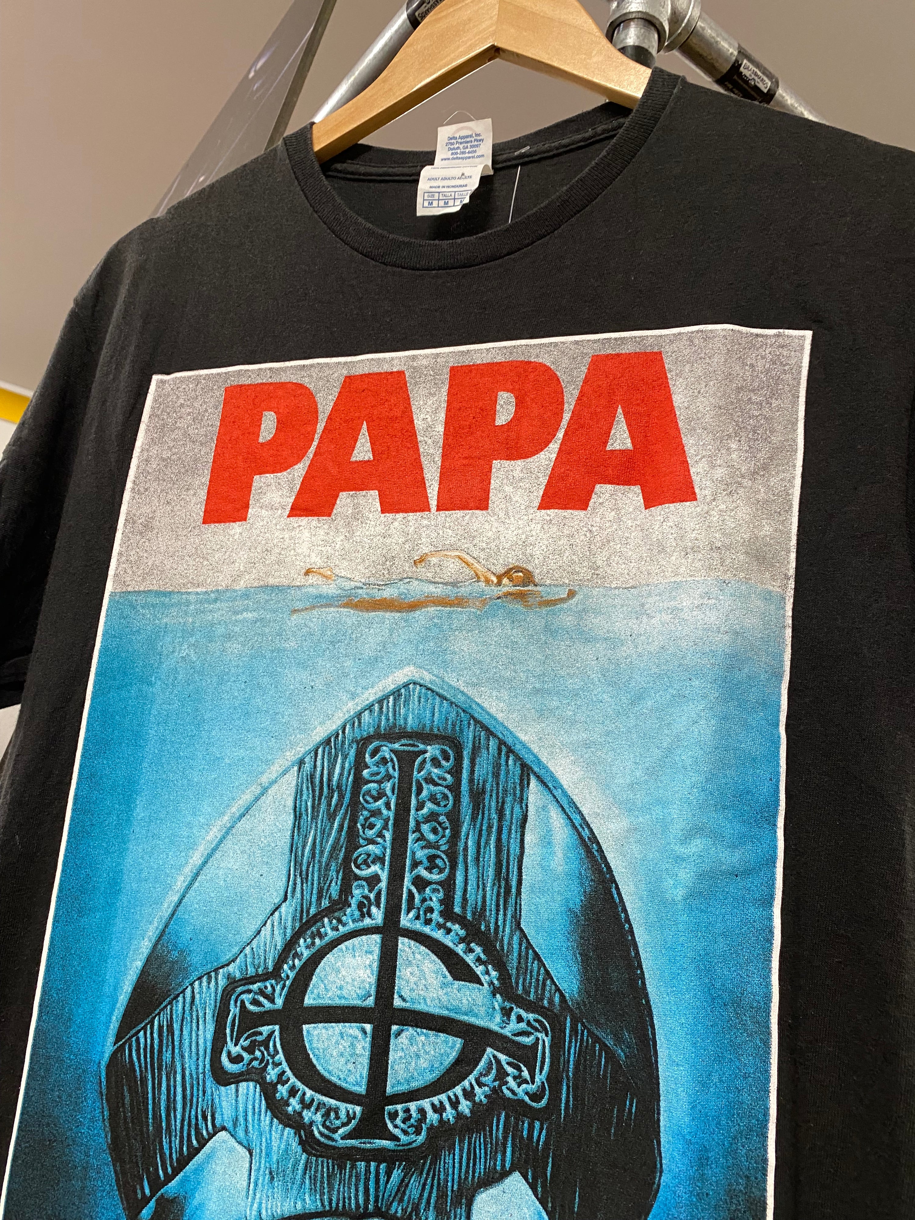 [M] Papa Emeritus Ghost Black Tee