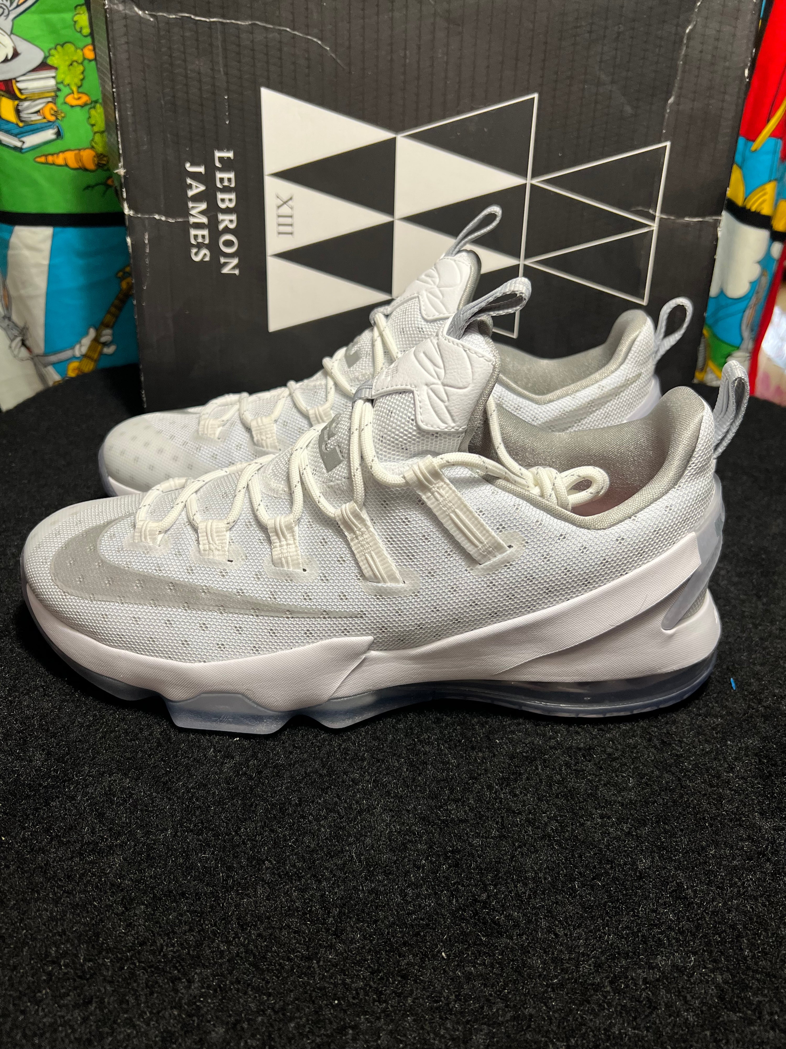 US12.5 - 2015 Lebron James 13 Low White NEW 831925-100