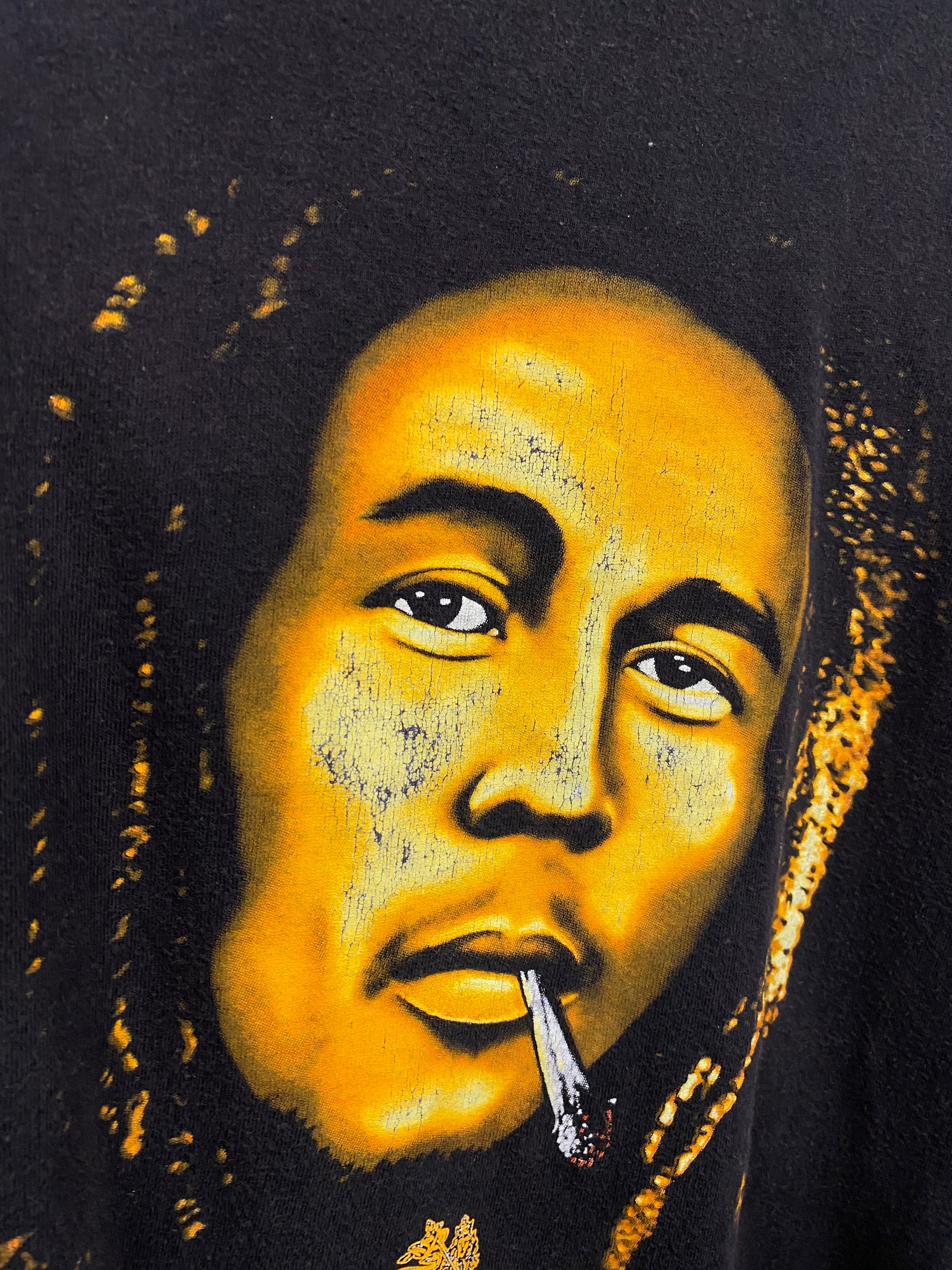 [XL] Bob Marley Smoking A Joint Tshirt