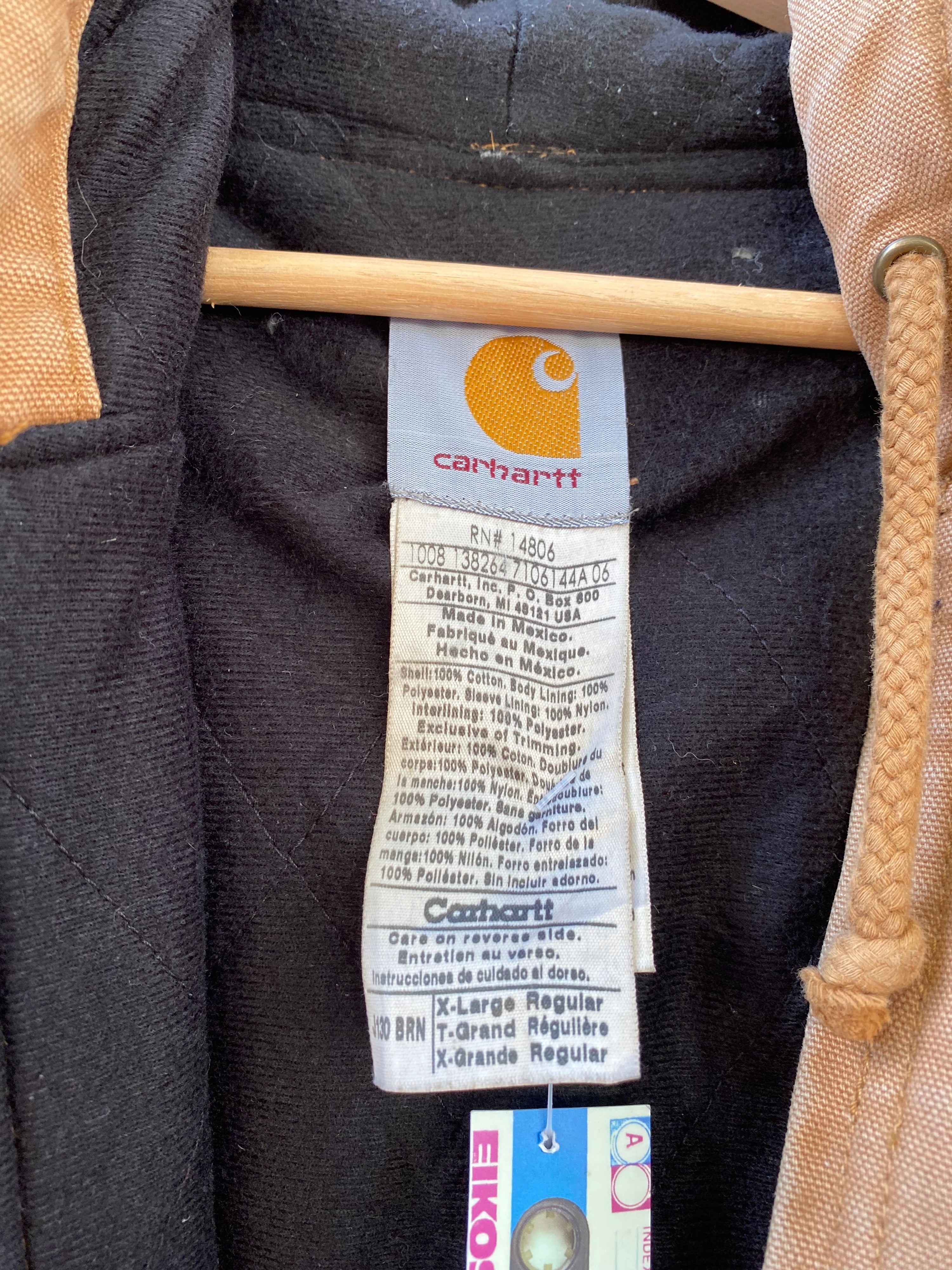 [XL] Carhartt J130 'IKO' Brown Active Jacket