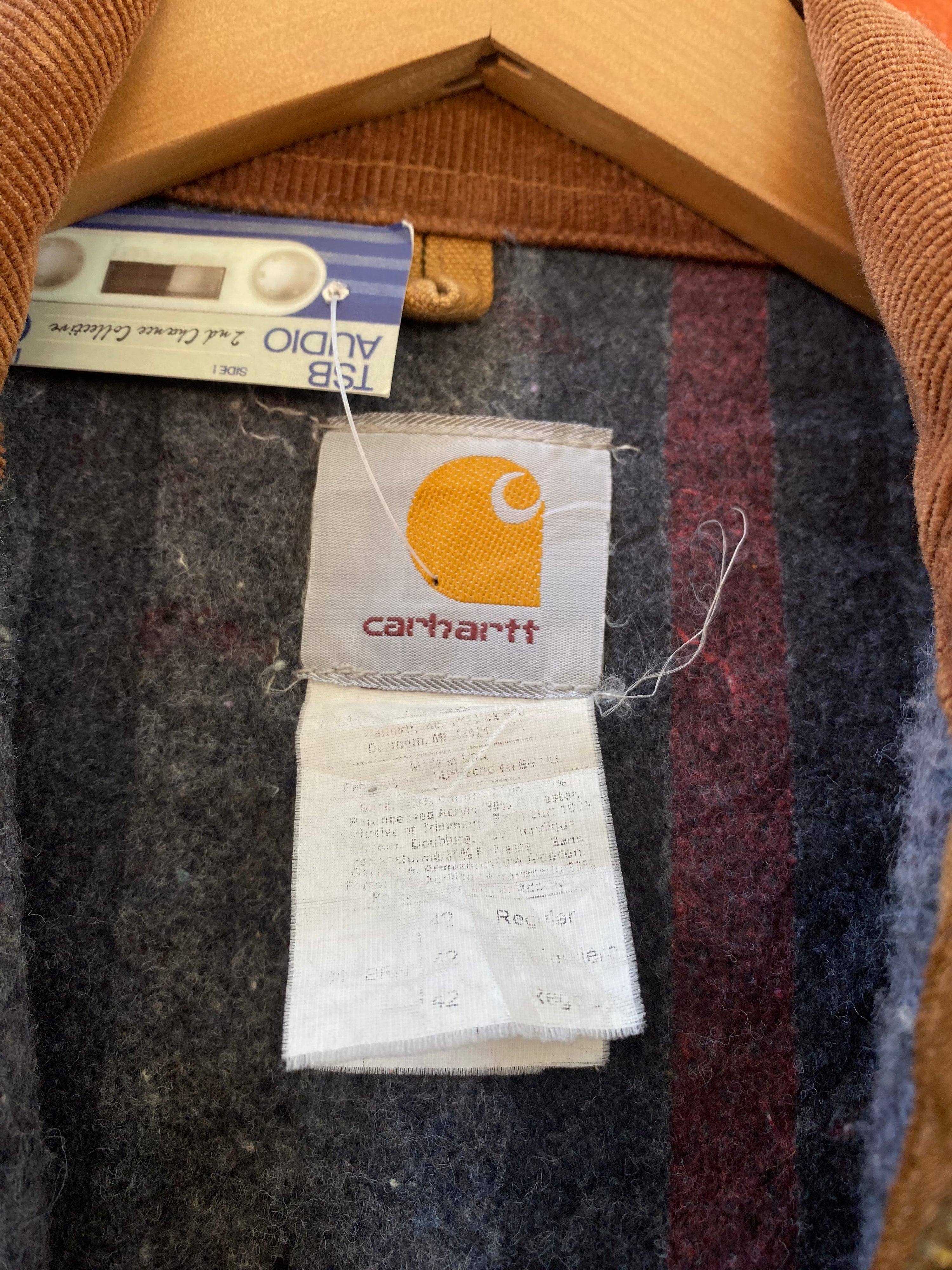 [M/L] Vintage Carhartt Brown Detroit J01 BRN Jacket