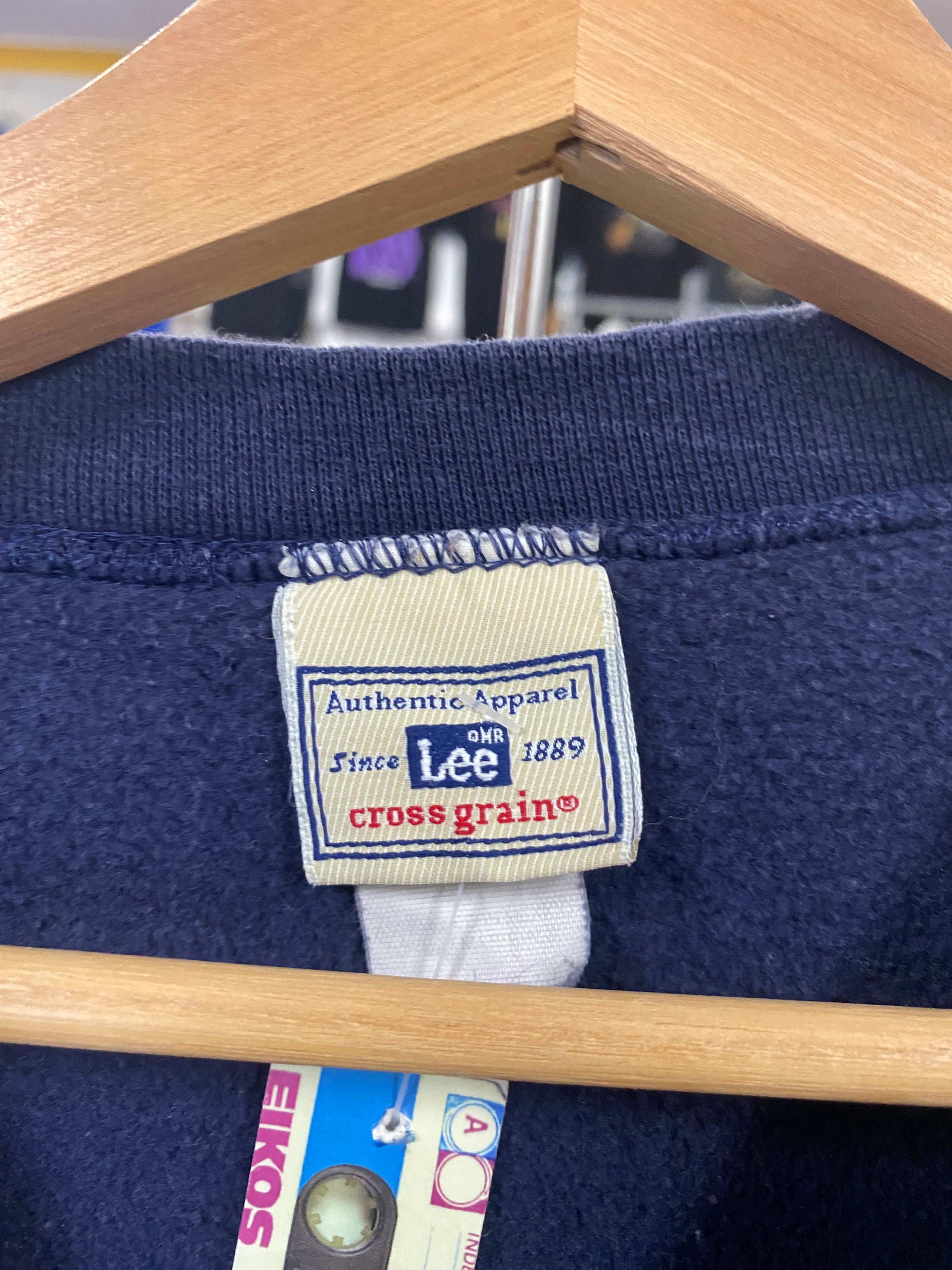 [L] Vintage Virginia LEE Crossgrain Jumper