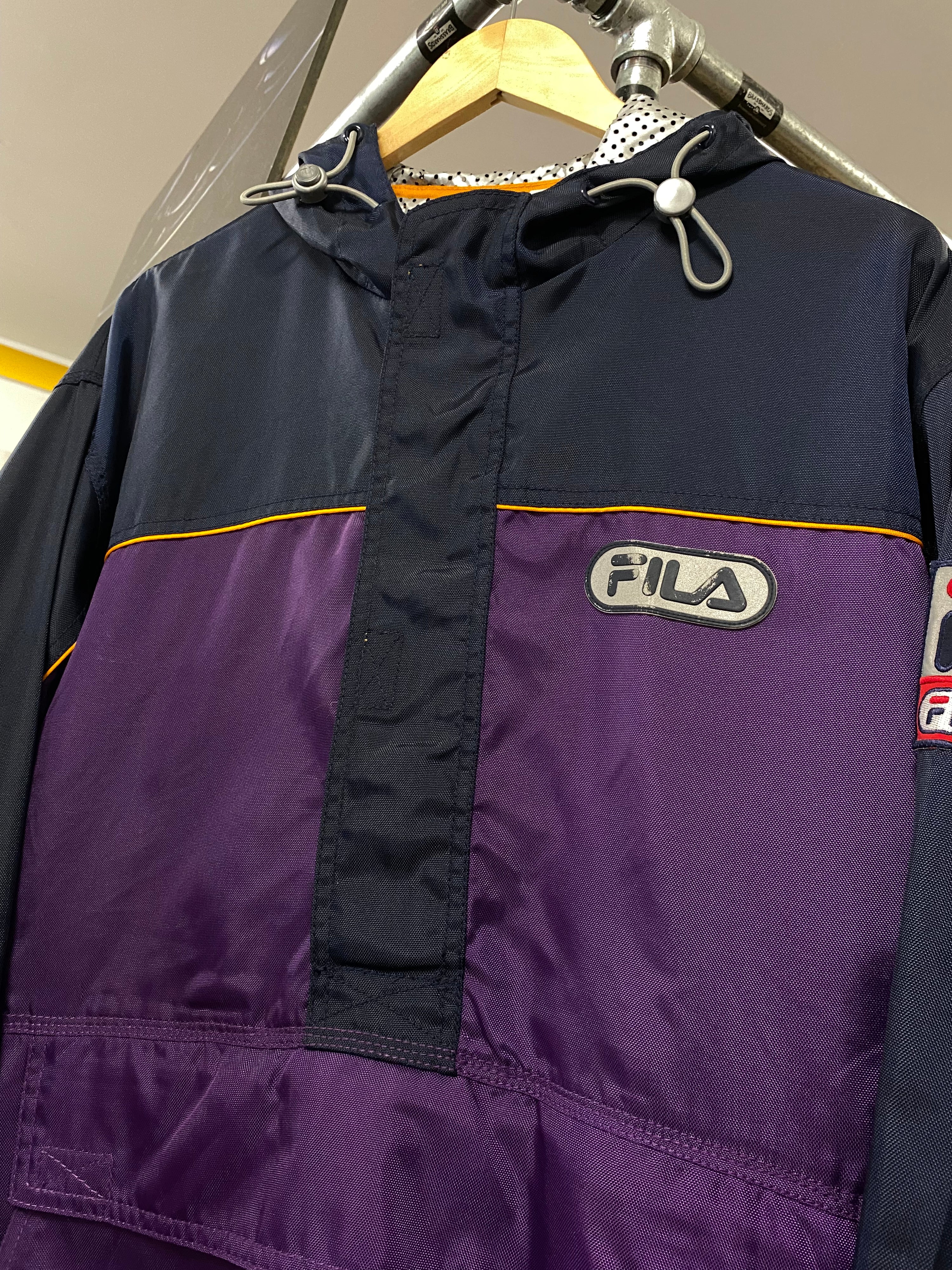 [M] Vintage Fila Purple Windbreaker BNWT