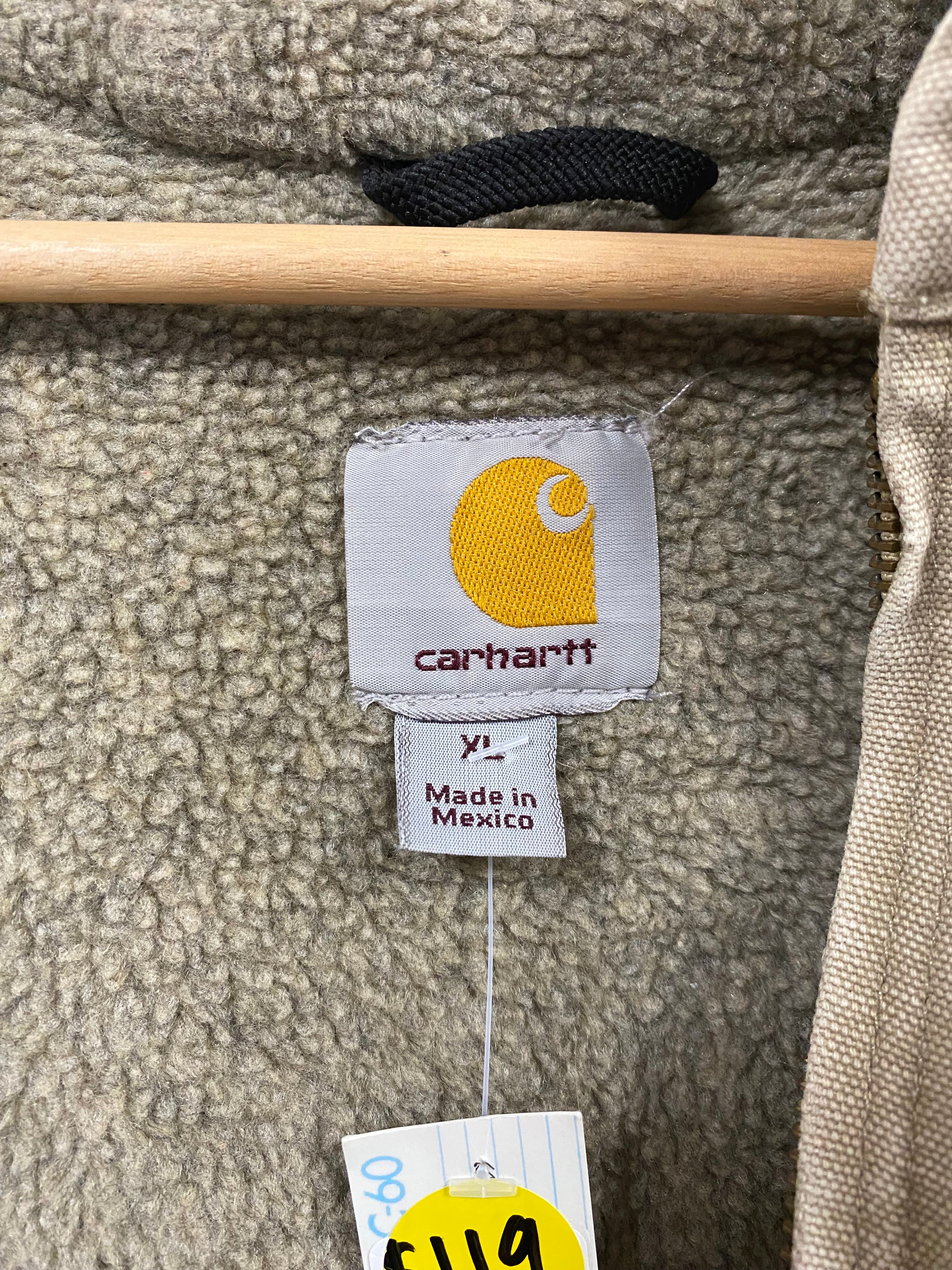 [XL] Carhartt Stone Fleece Lined Hooded Jacket