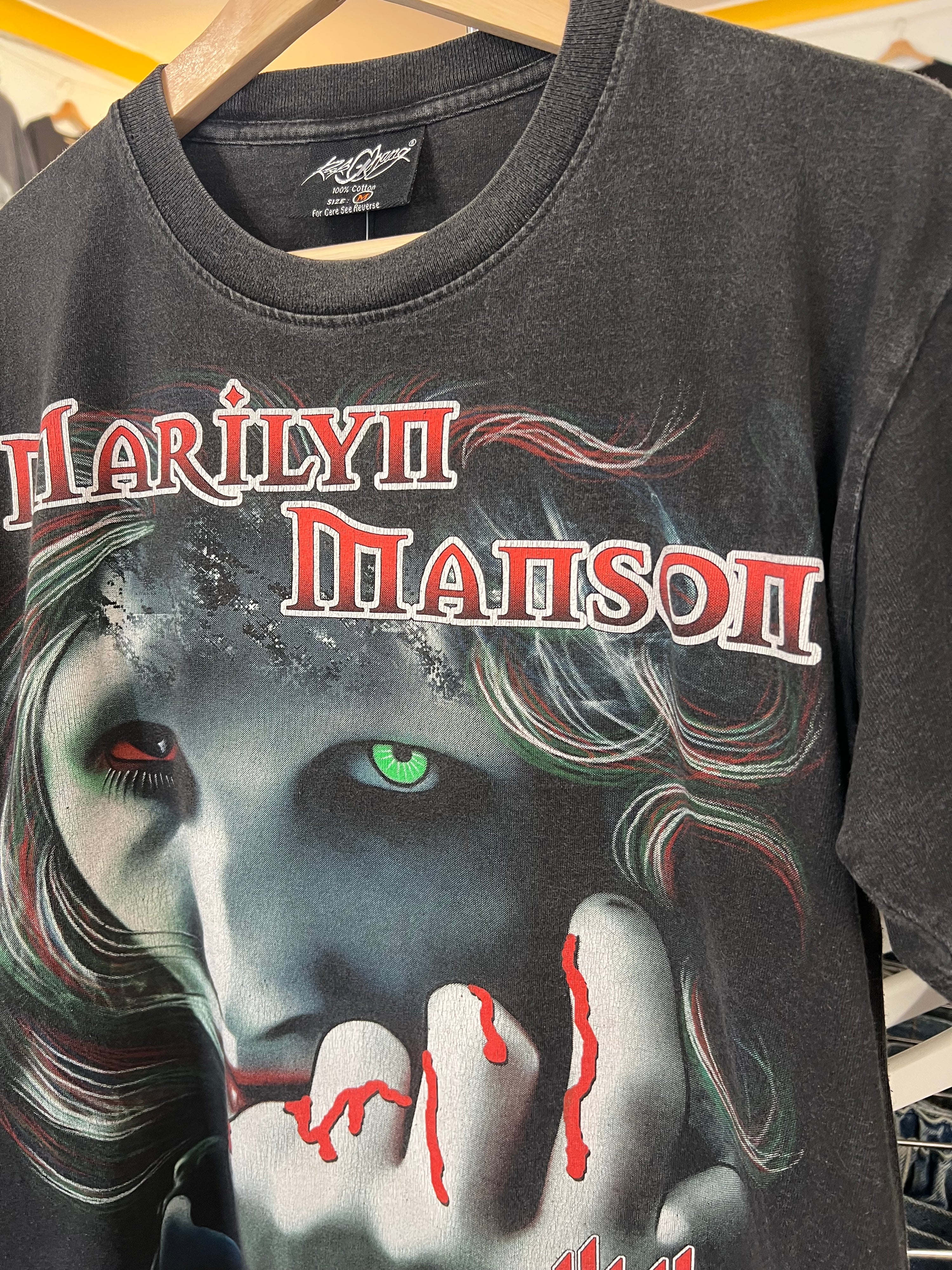 [M] Marilyn Manson x Rock Chang Double Sided Tshirt