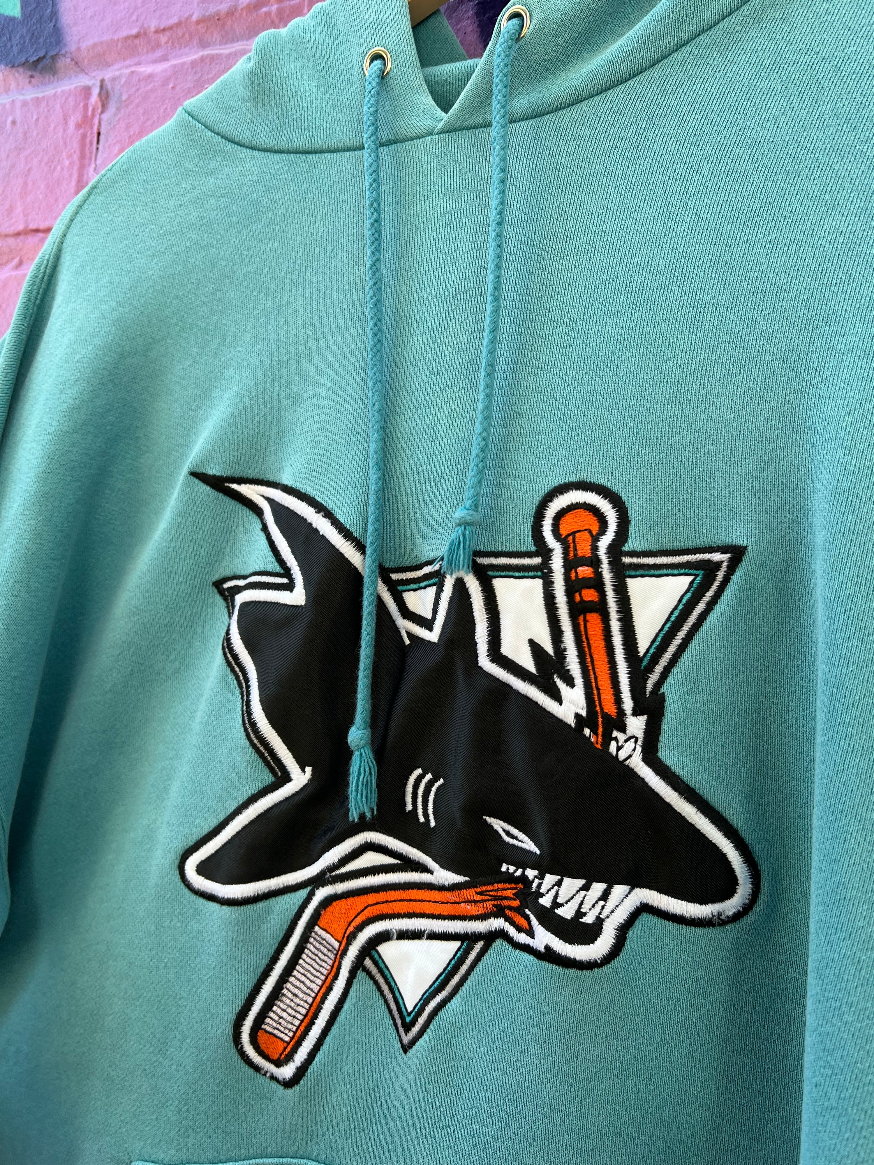 M - Vintage San Jose Sharks Nutmeg Hoodie
